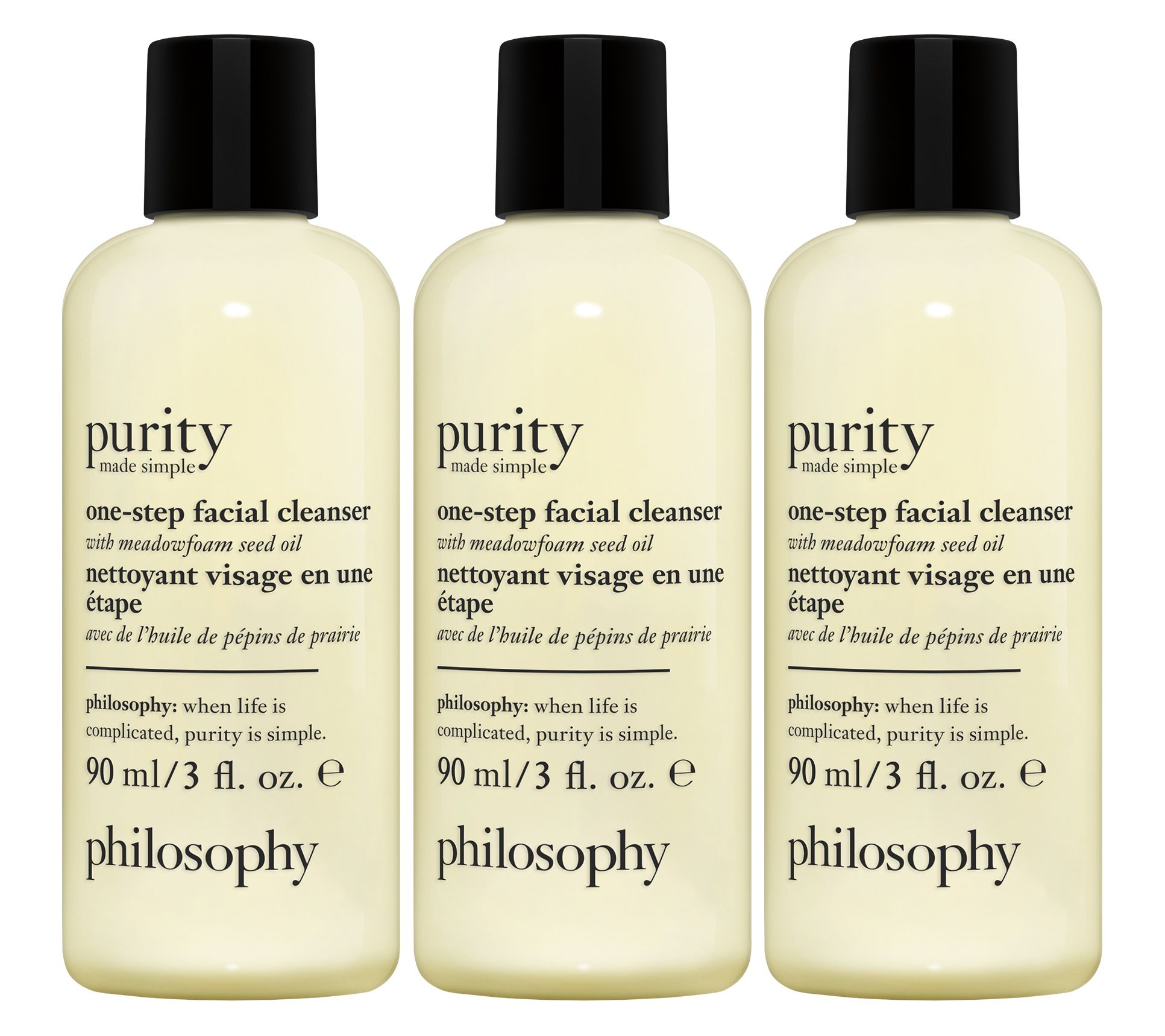 philosophy 3 oz . purity facial cleanser trave l stock up