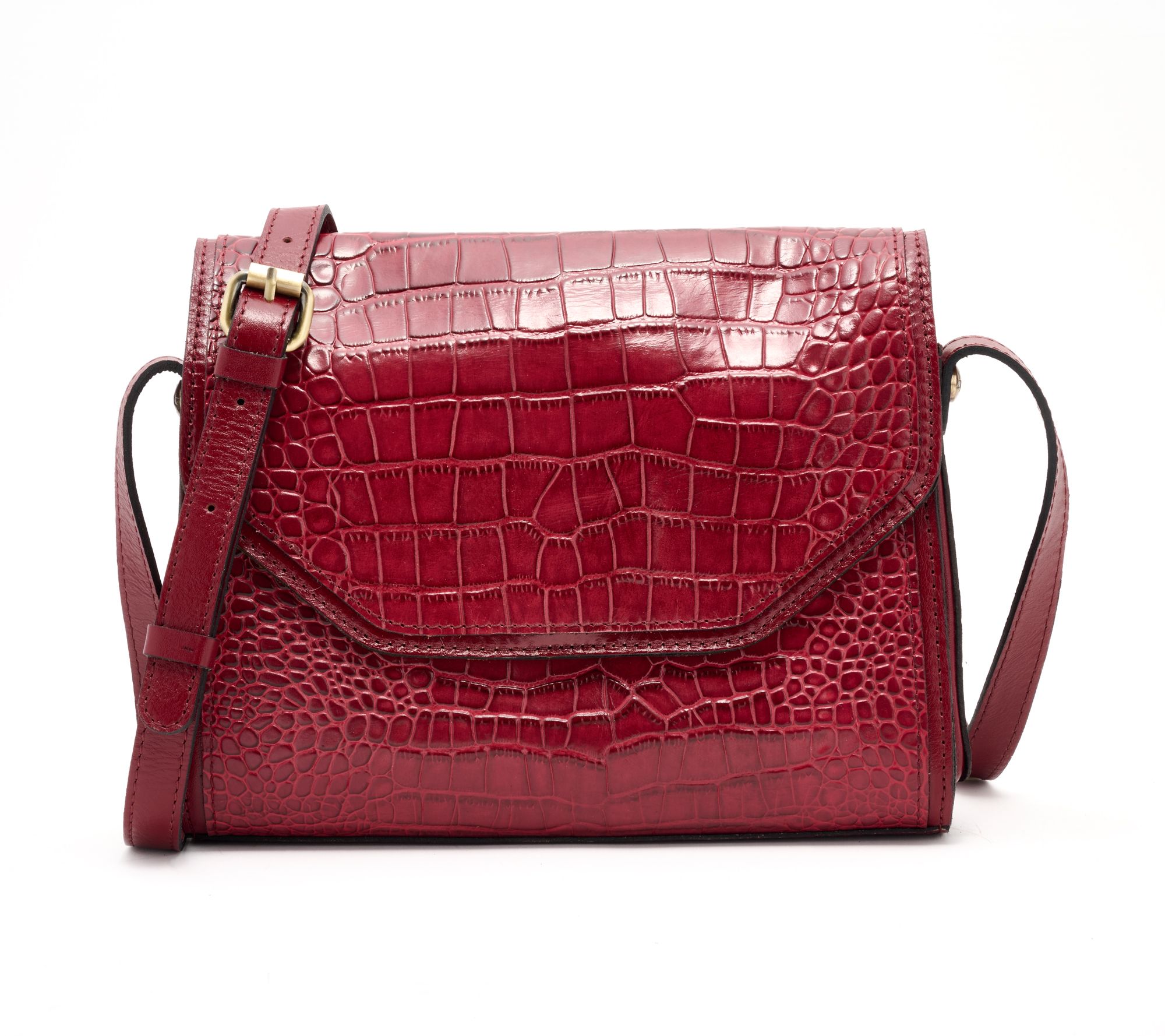 Patricia Nash Valsinni Leather Flap Crossbody