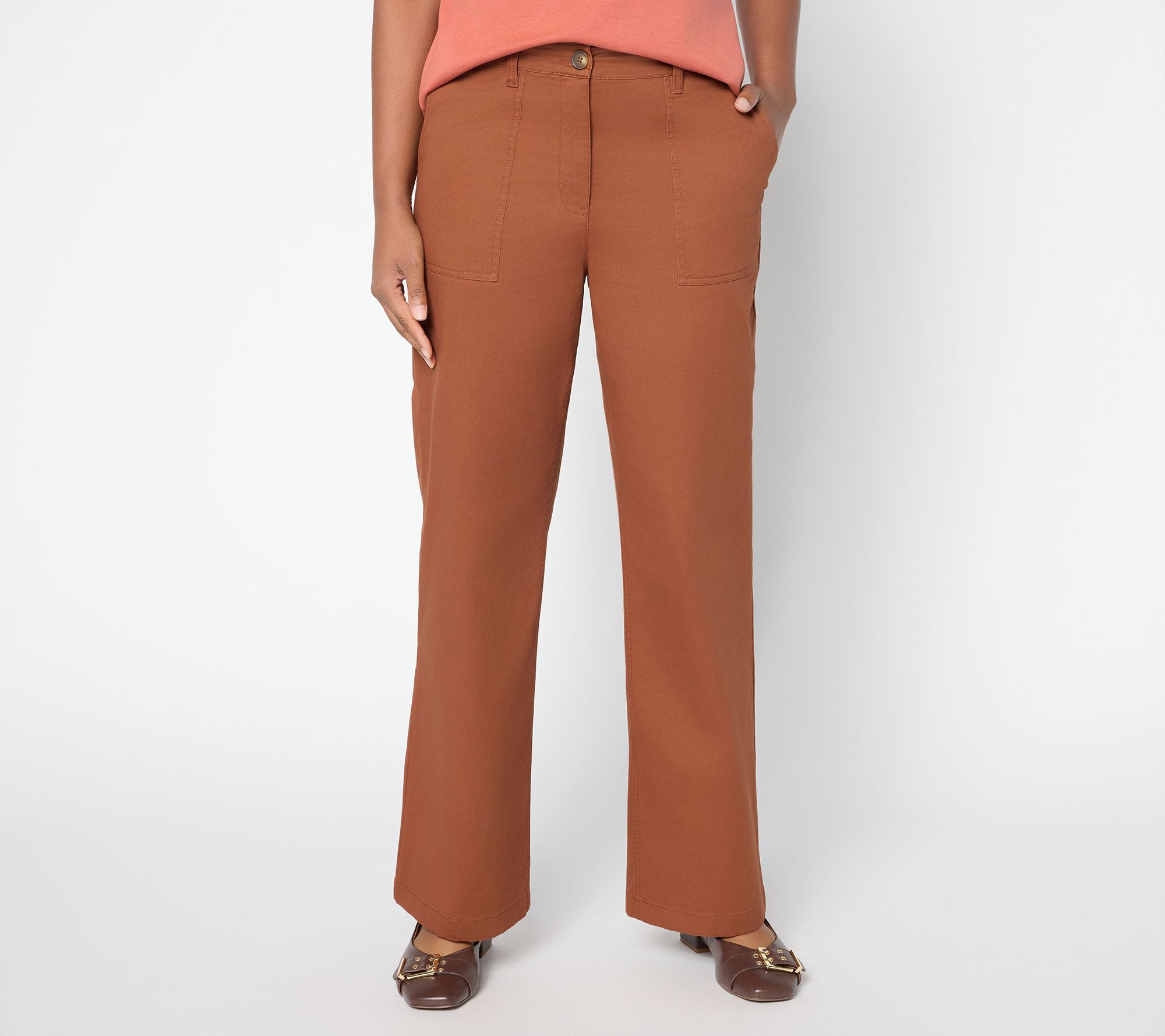Martha Stewart Signature Regular Two Pocket Twill Ankle Pants