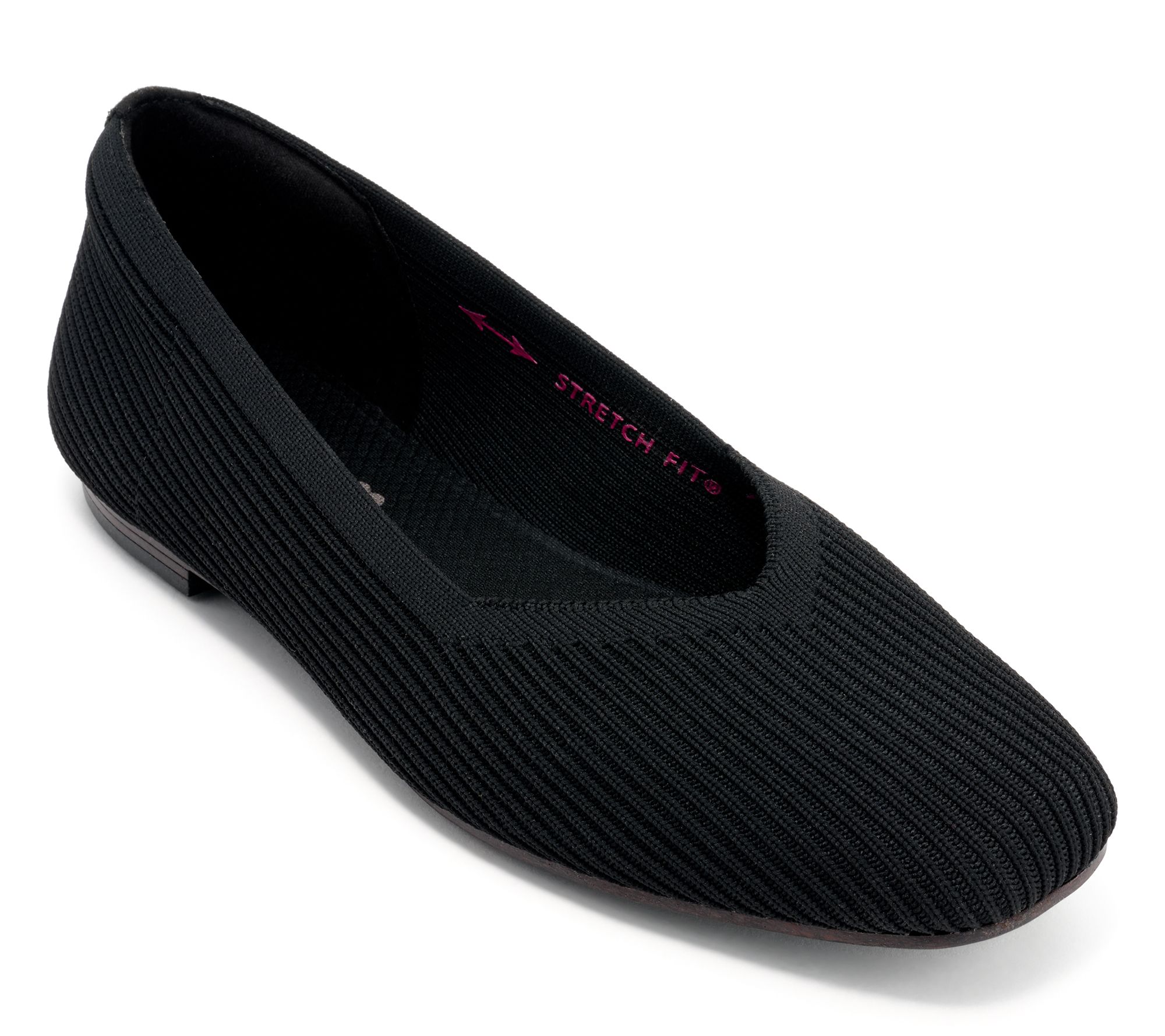 "As Is" Skechers Cleo Square Washable Knit Flats - Blissful Soul