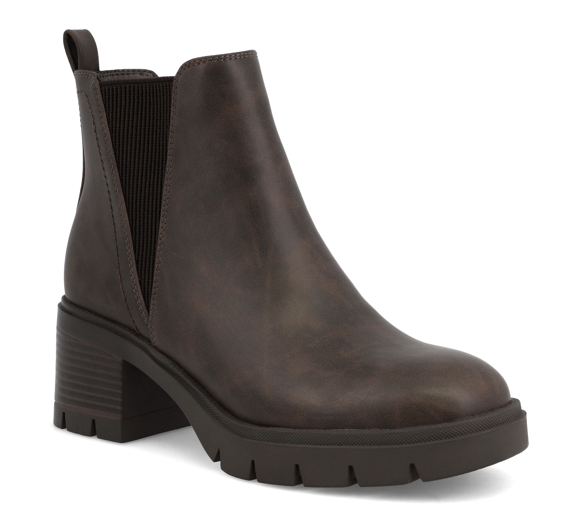 MIA Lug Sole Chelsea Boots - Panola