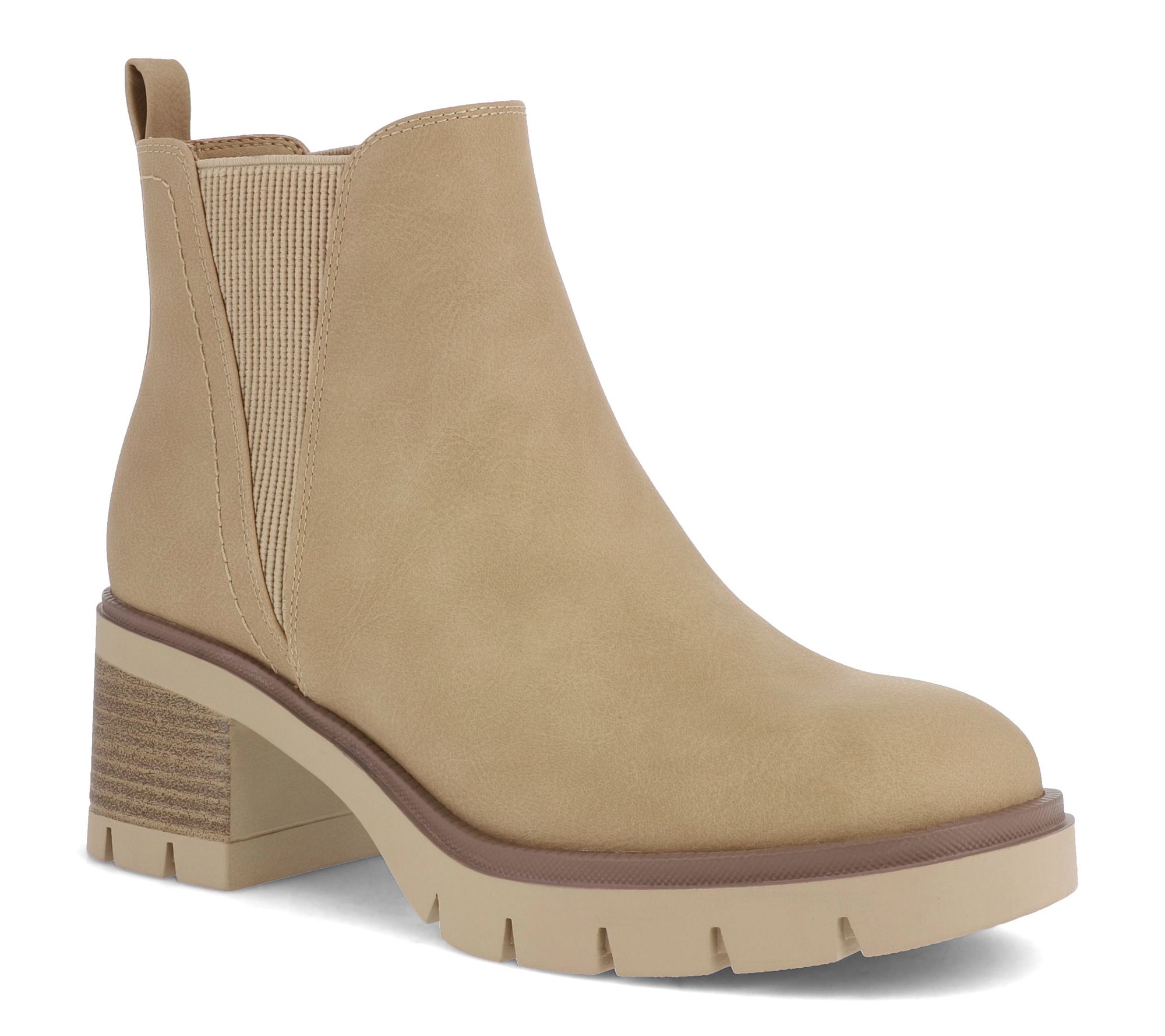 MIA Lug Sole Chelsea Boots - Panola