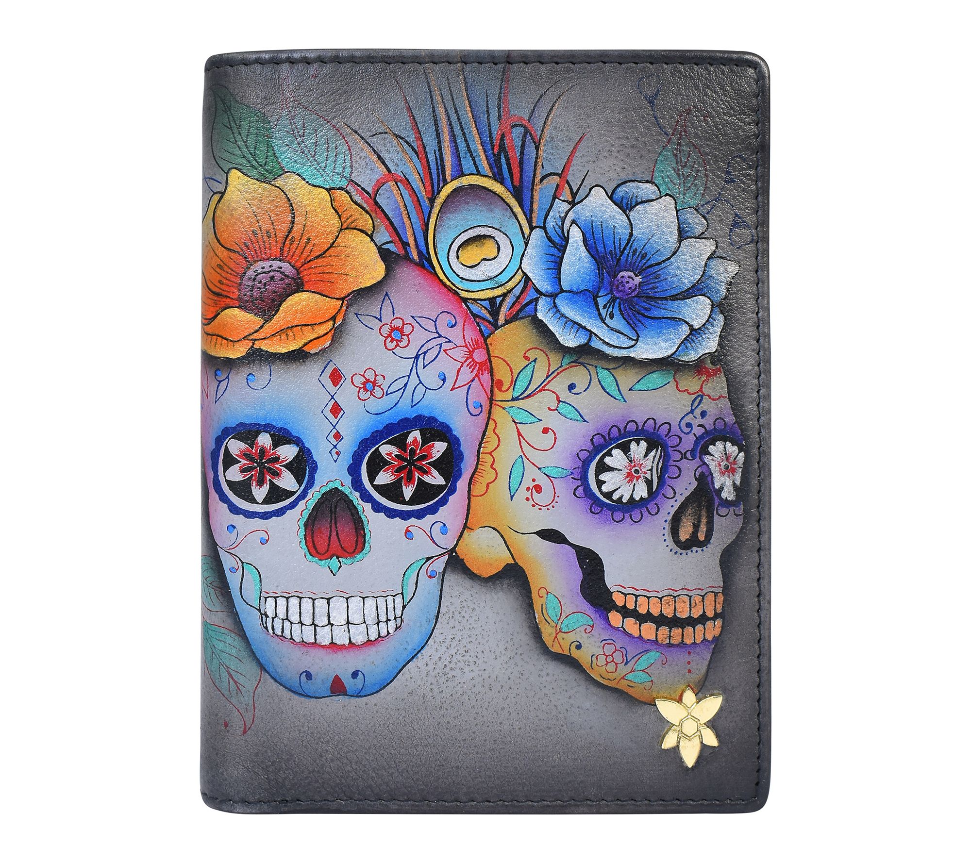 Anushcka Painted Leather RFID Organizer