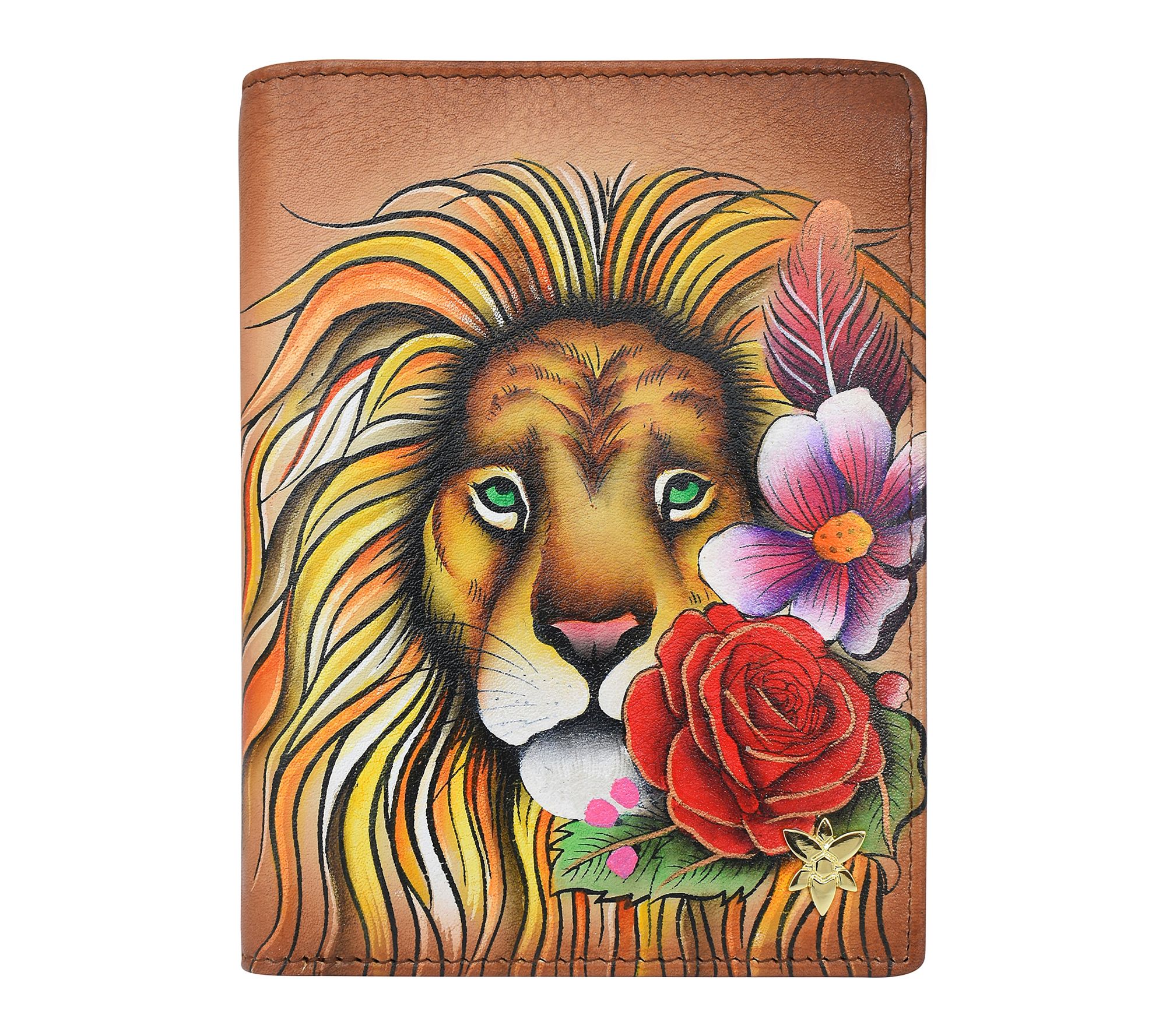 Anushcka Painted Leather RFID Organizer