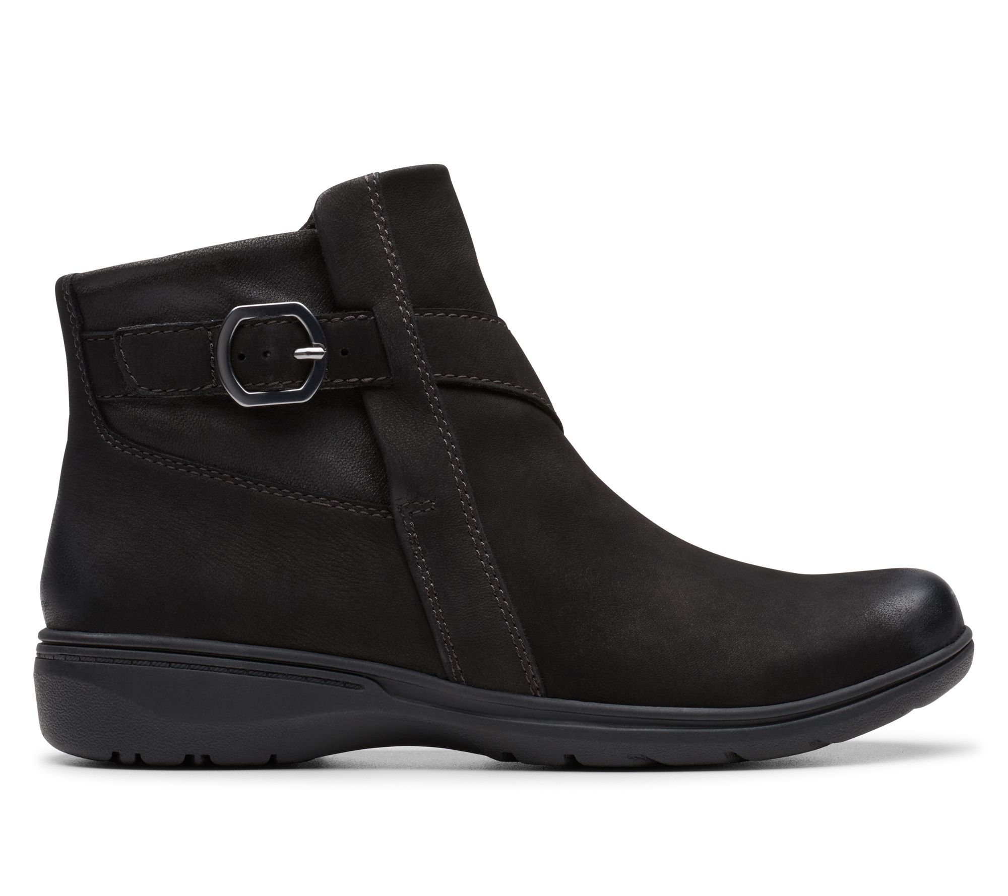 "As Is" Clarks Collection Water Repellent Leather Boots -Carleigh Angie