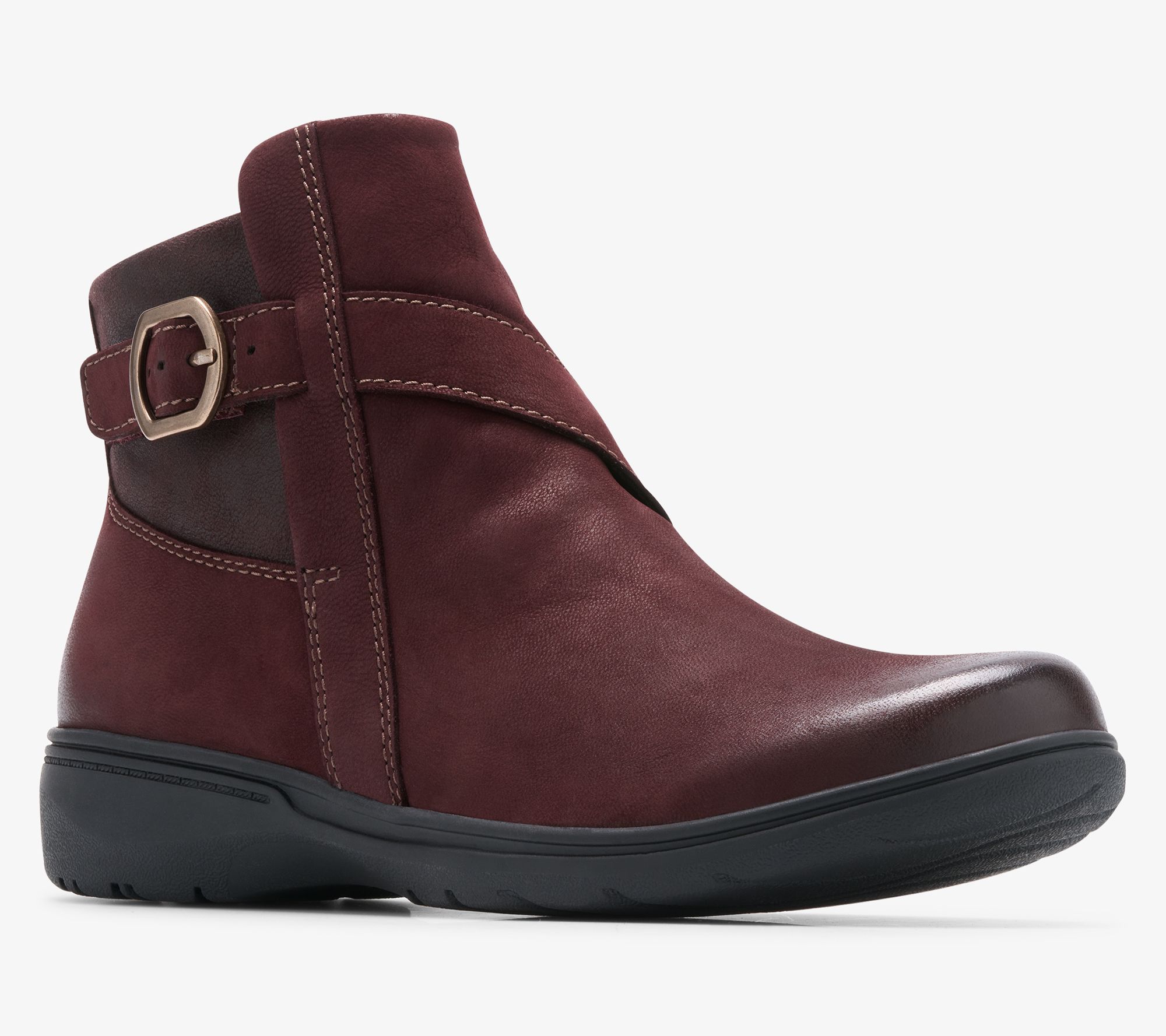 "As Is" Clarks Collection Water Repellent Leather Boots -Carleigh Angie