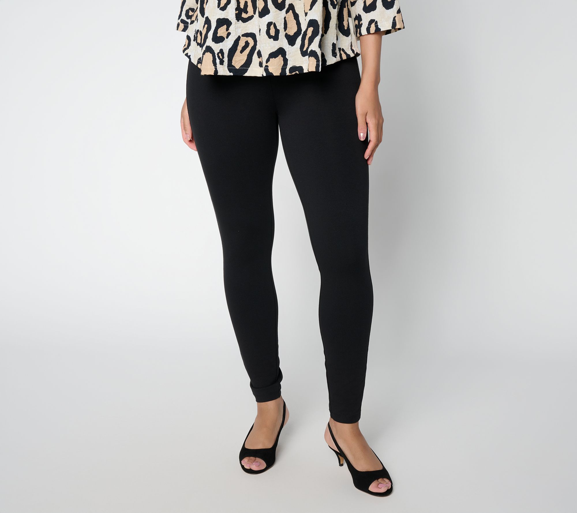 Flex by Aimee Kestenberg Print or Solid Knit Ankle Leggings