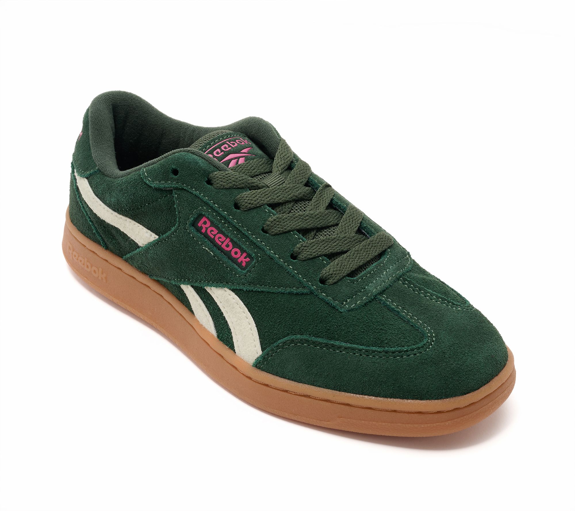 "As Is" Reebok Suede Forte Lounger Sneakers