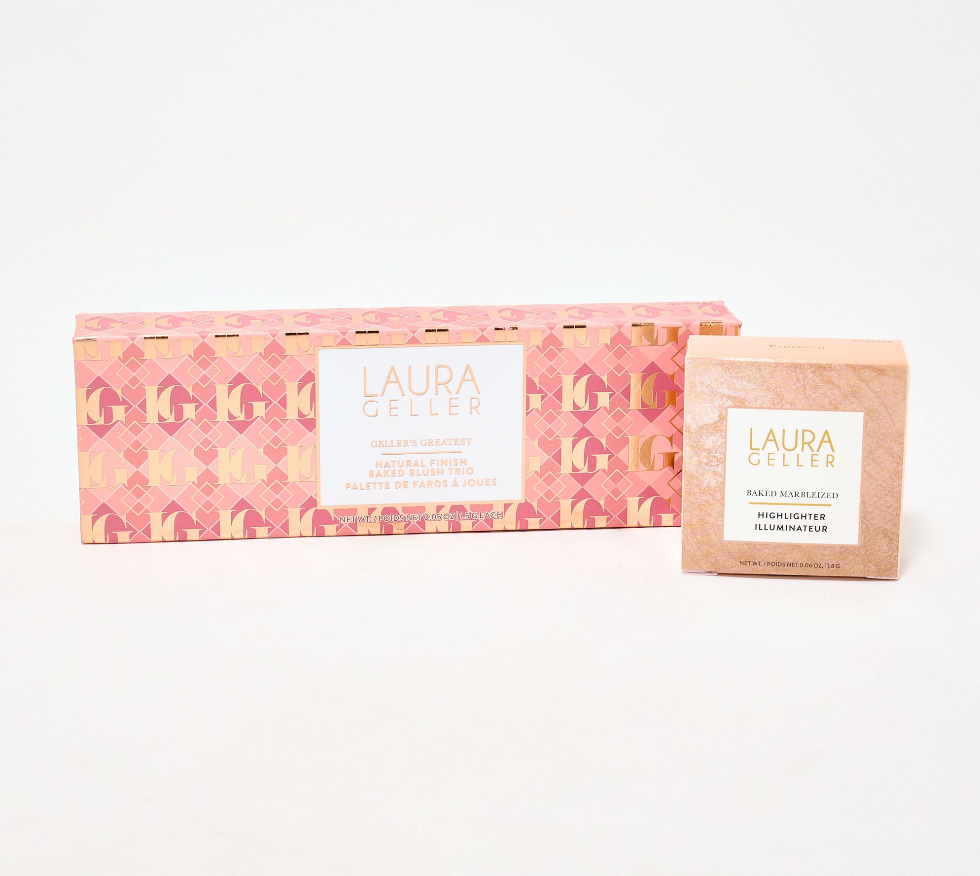  Laura Geller Prosecco Highlighter & Blush Trio Palette