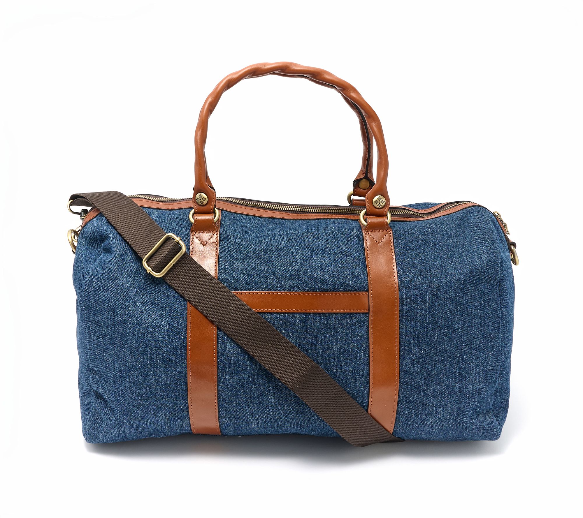 "As Is" Patricia Nash Denim Milano Weekender Bag