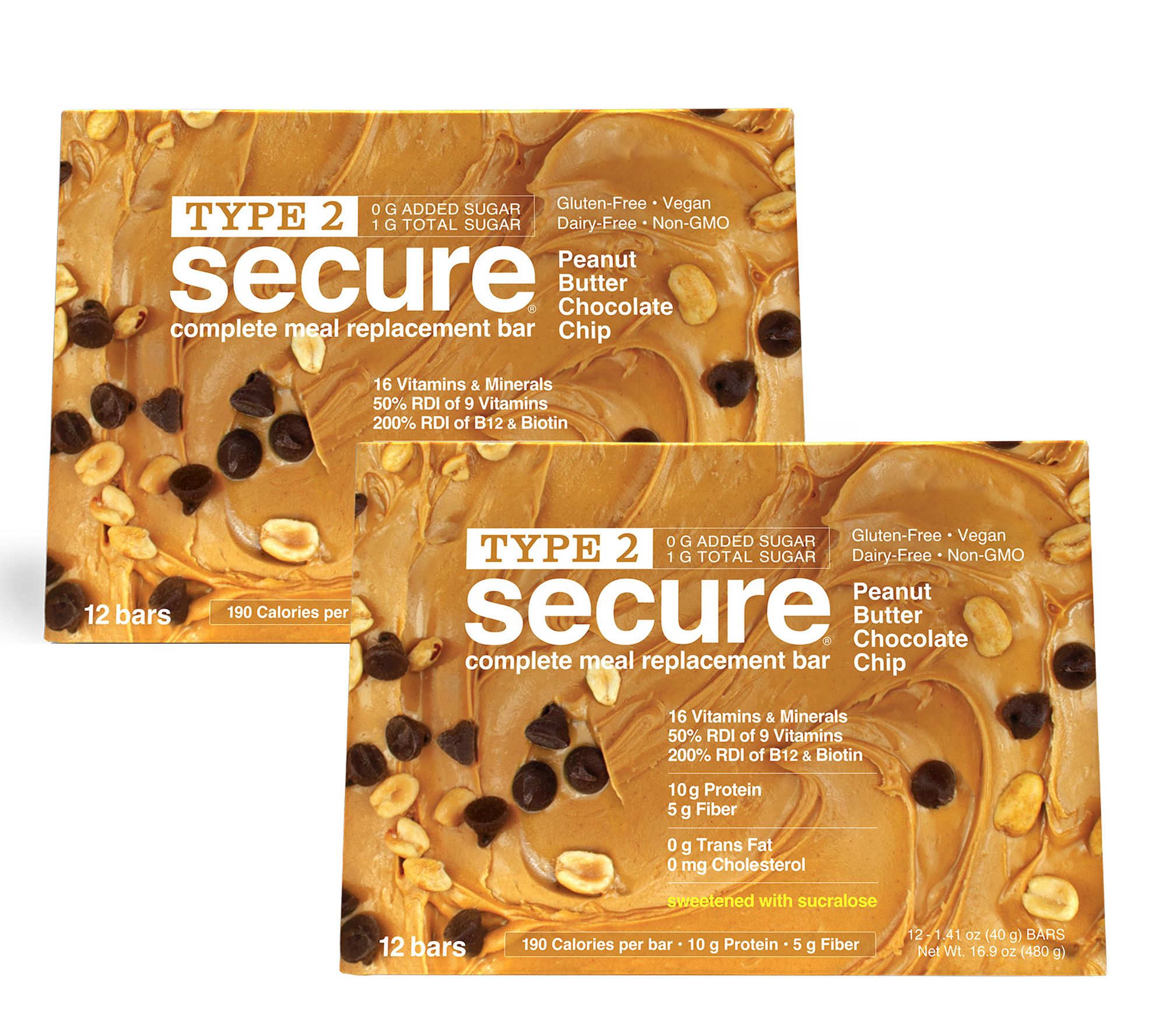 Andrew Lessman Type 2 Secure Sucralose Meal Replacement 40g 24 Bars
