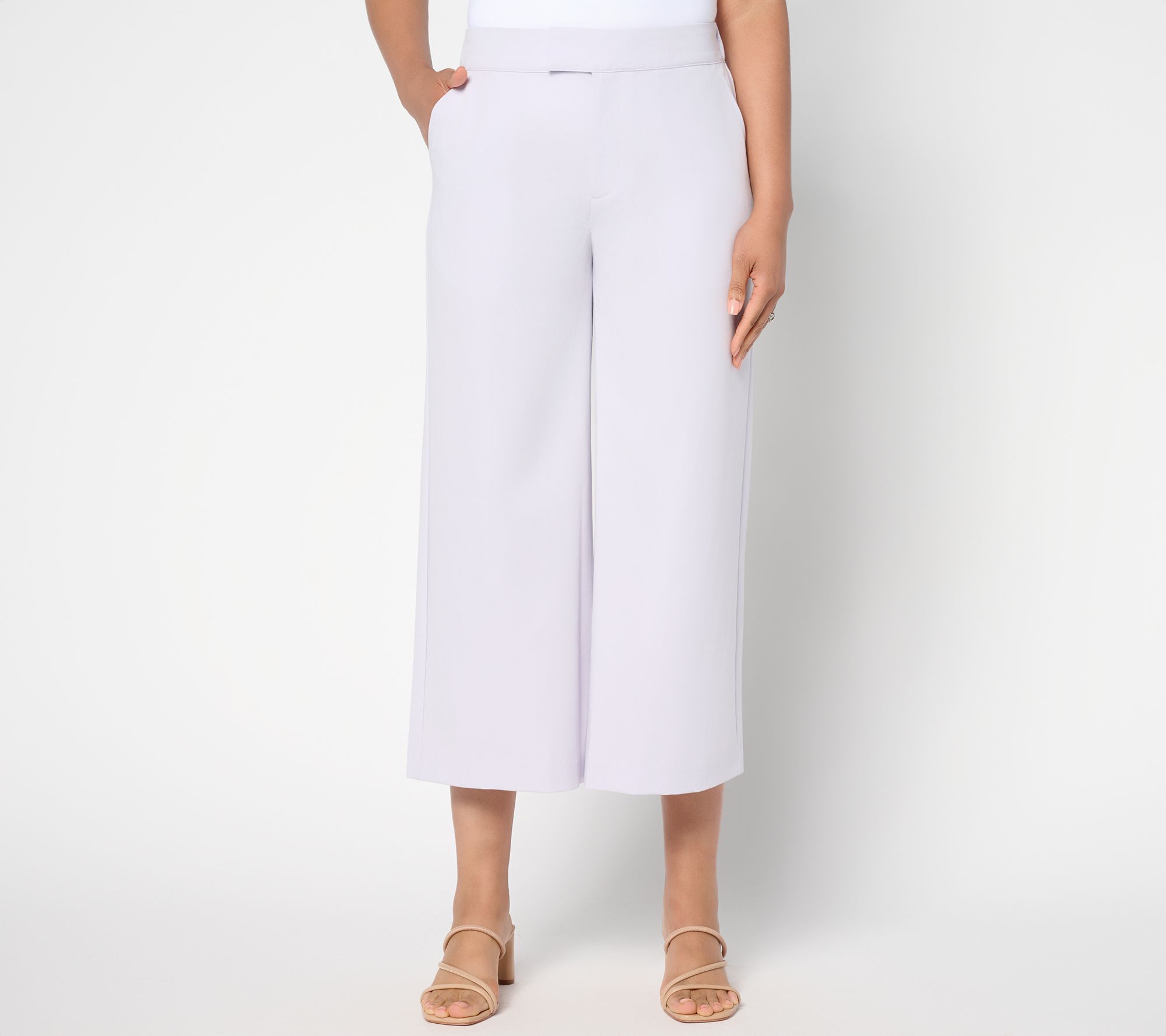 "As Is" BEAUTIFUL by Lawrence Zarian Petite Cropped Trouser