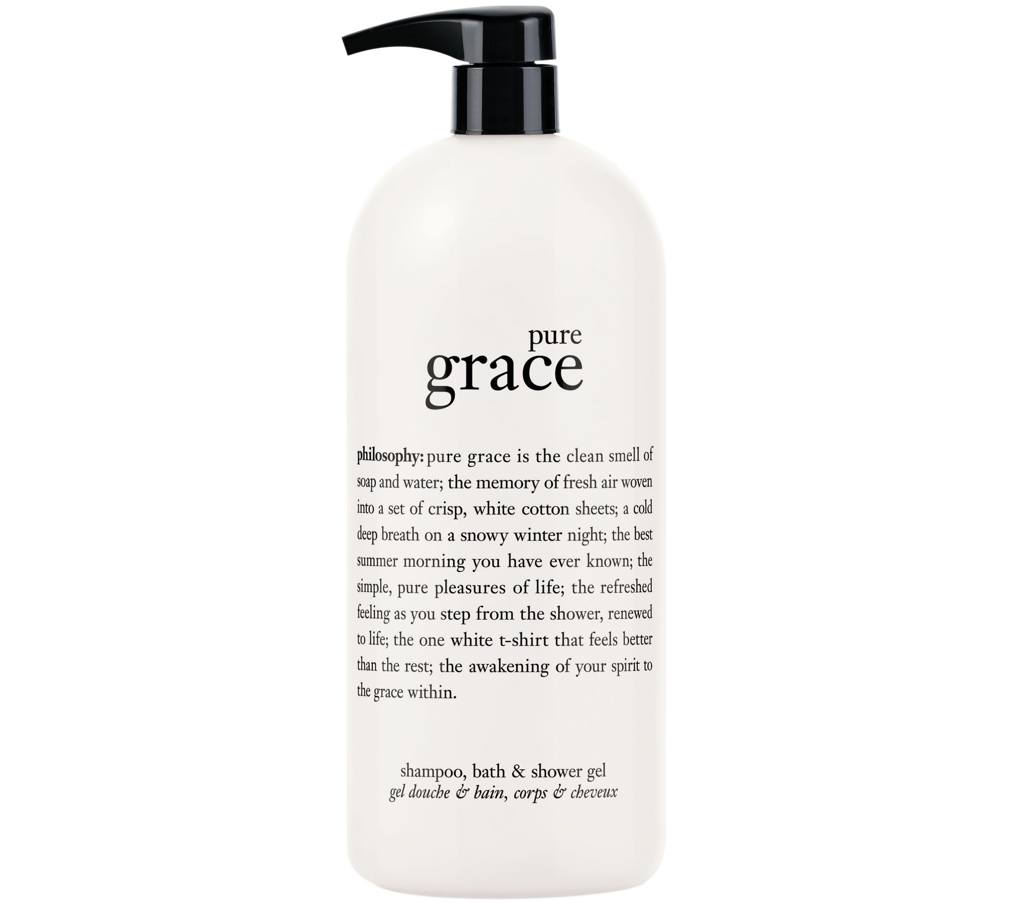 philosophy super-size pure grace shower gel