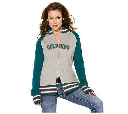 Miami Dolphins Women's Sweater 'Touch by Alyssa Milano' XXL