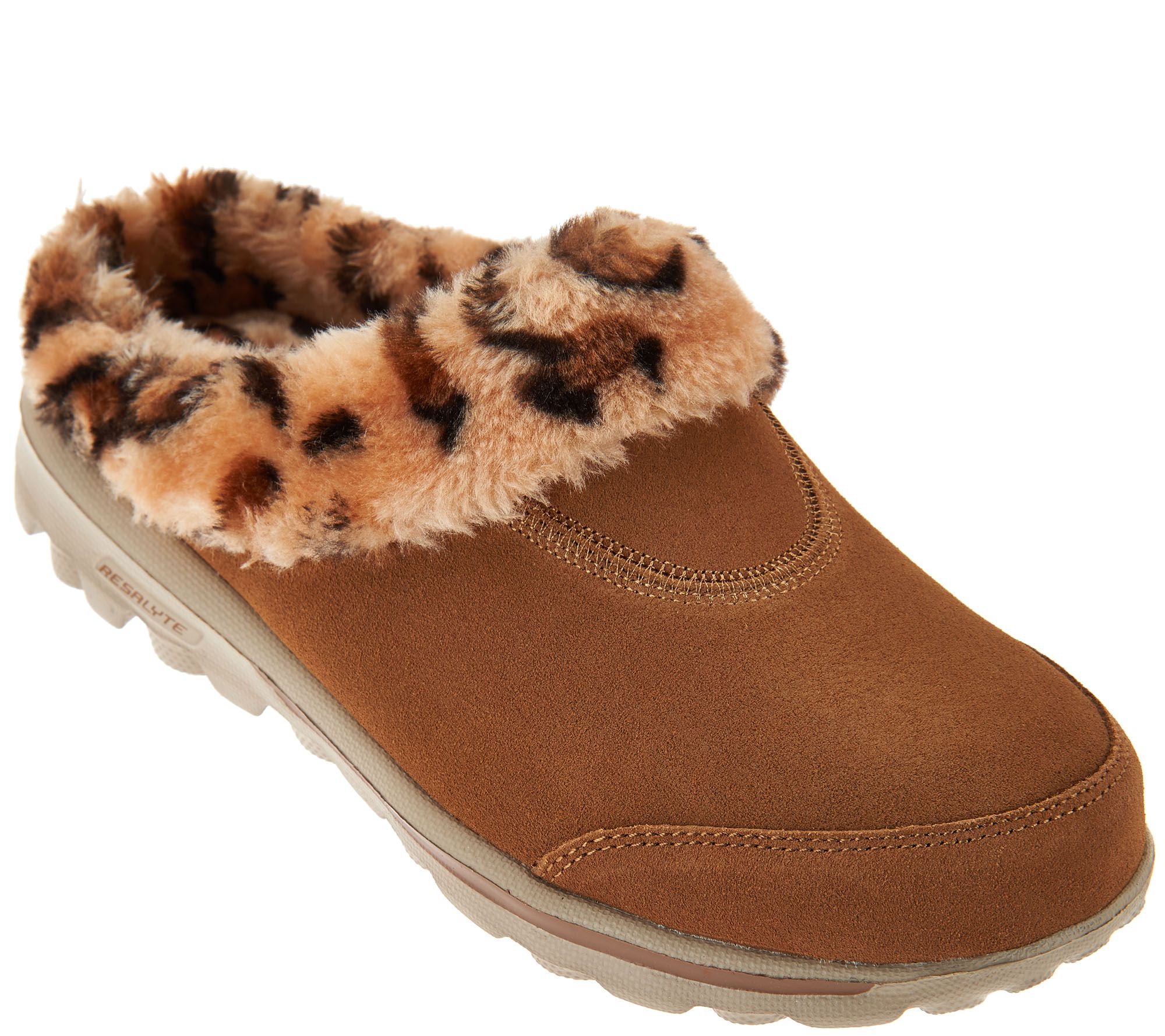 skechers clogs with fur