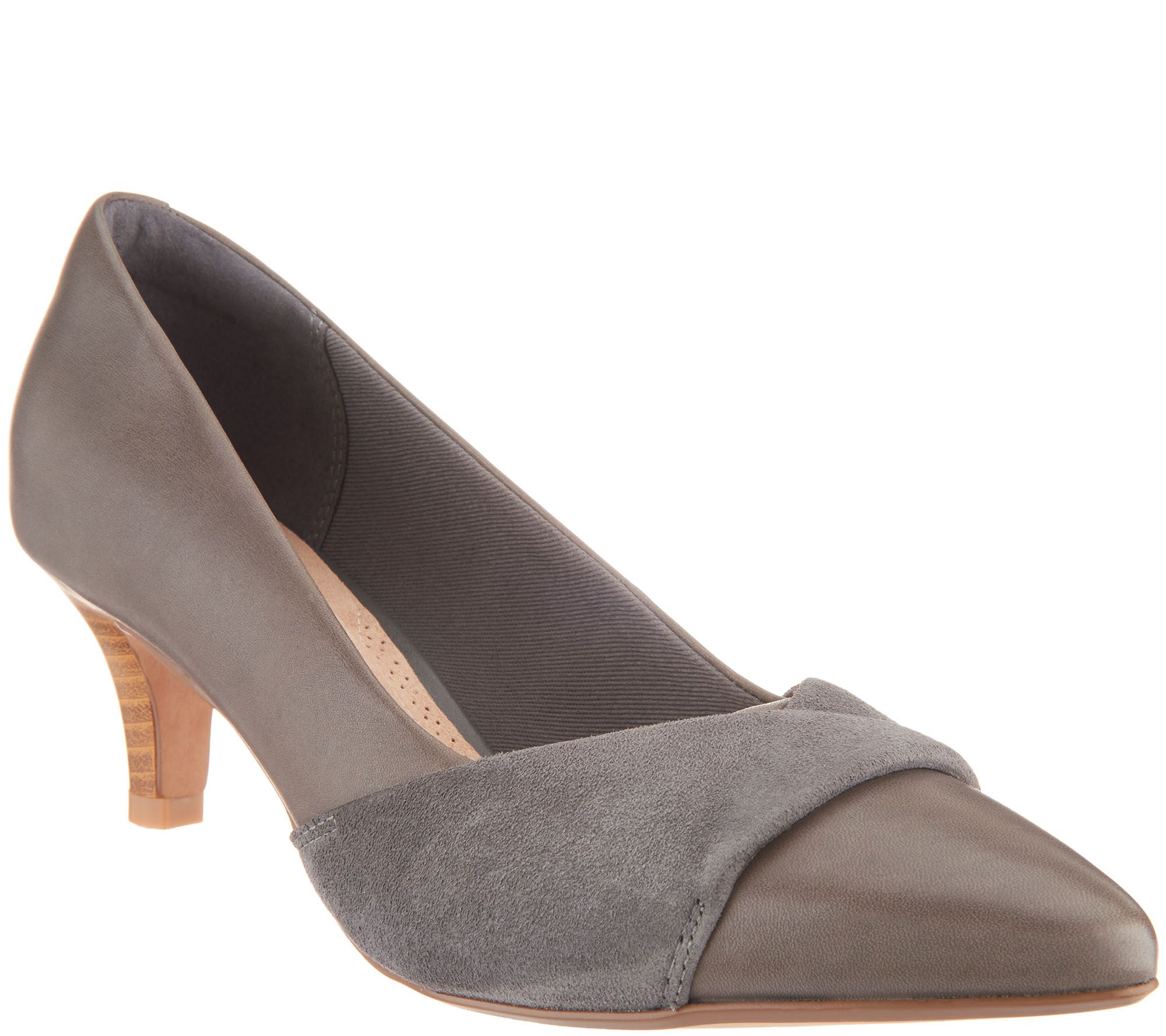 clarks women's heel shoes