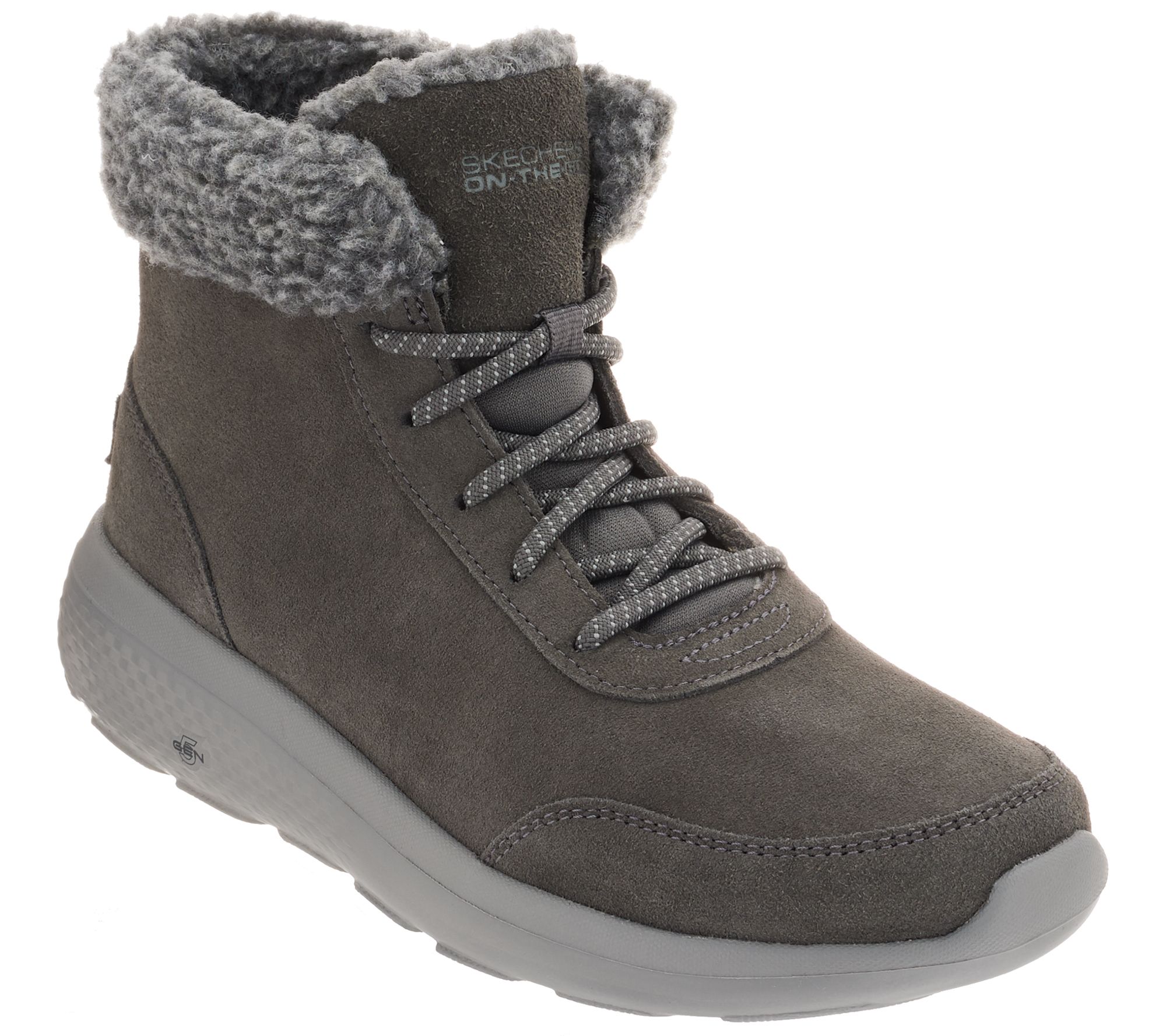 Skechers On-the-GO Lace-Up Suede Boots 
