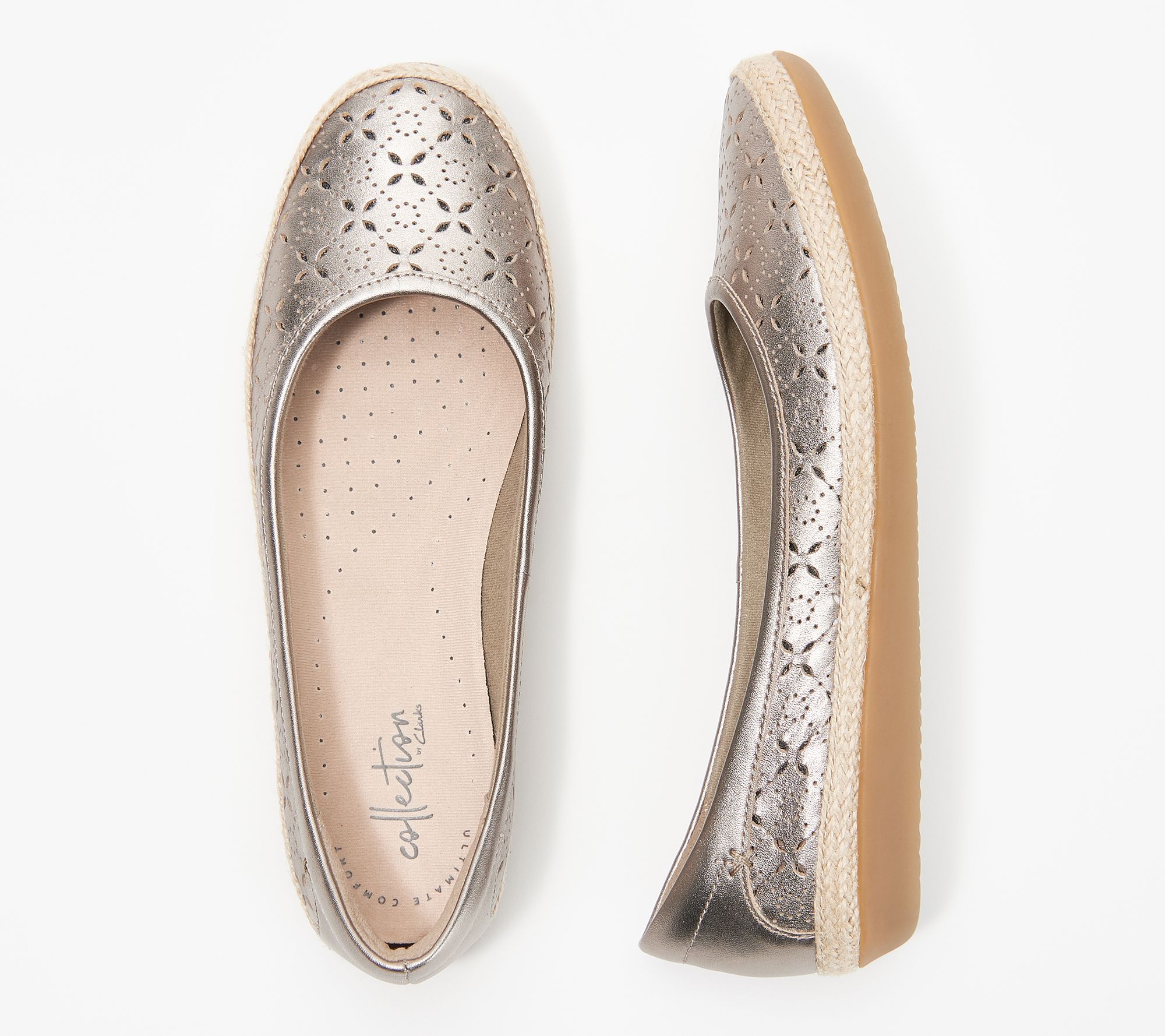 clarks perforated slip on