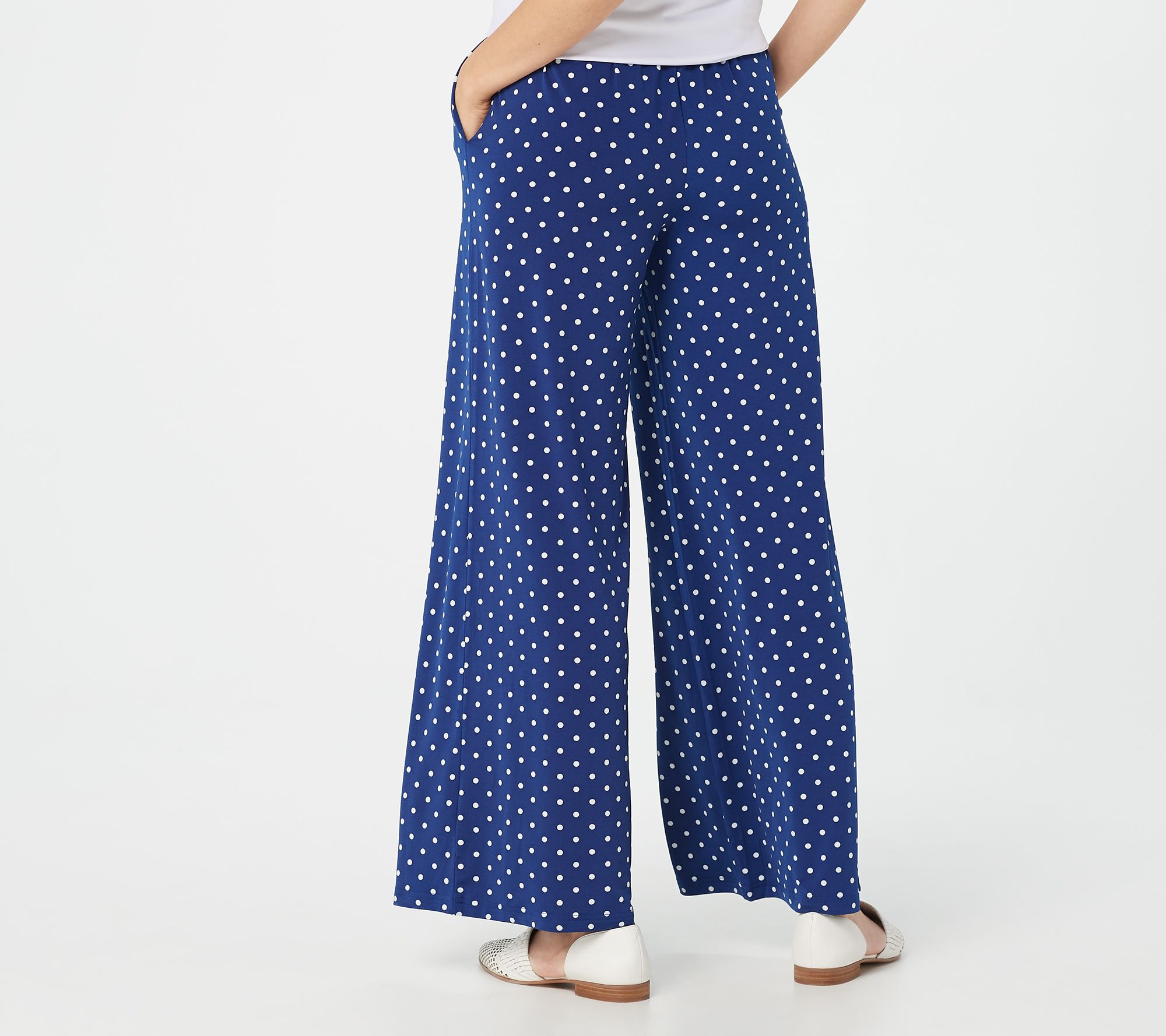 From Desk to Drinks: Polka Dots + Ponte Pants ($30 OUTFIT!)