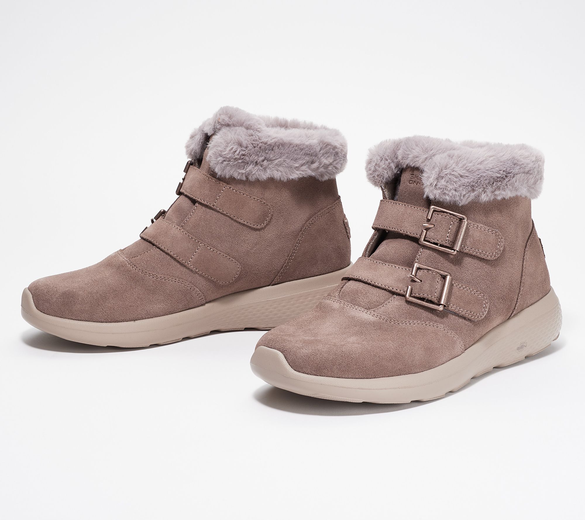 On-the-GO City Suede Boots - Winter Fling QVC.com
