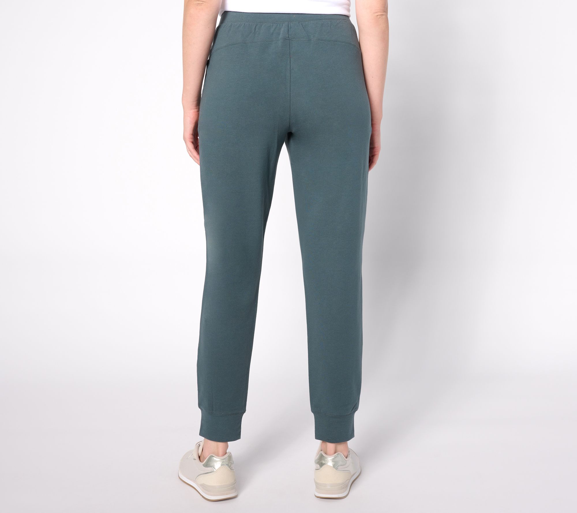 Denim & Co. Active French Terry Ankle Length Joggers 