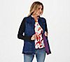 Women with Control My Wonder Denim Jacket with Knit Sleeves