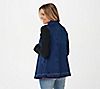 Women with Control My Wonder Denim Jacket with Knit Sleeves, 1 of 3