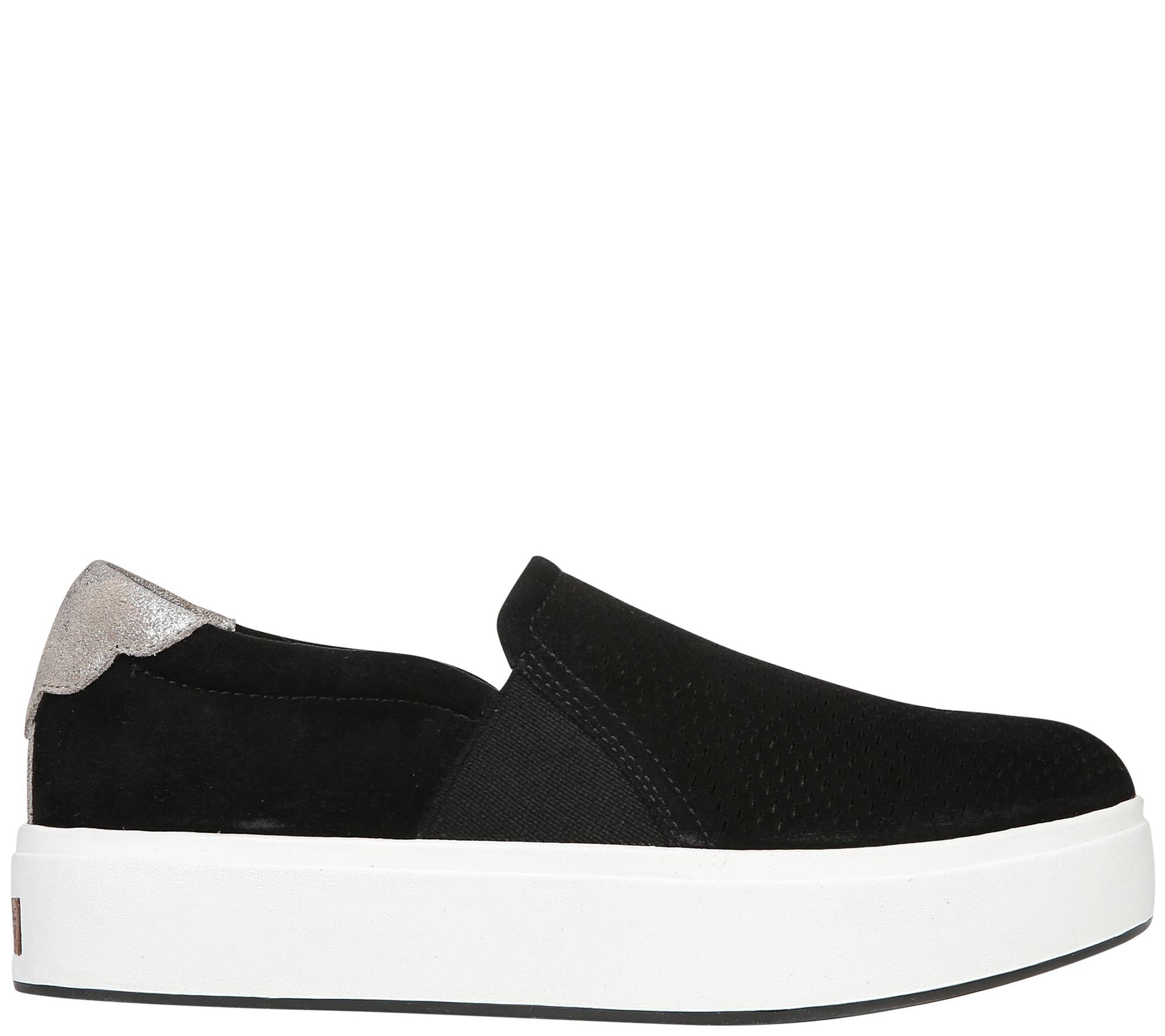 Dr. Scholl's Sporty Suede Slip-On Sneakers - Abbot Lux - QVC.com