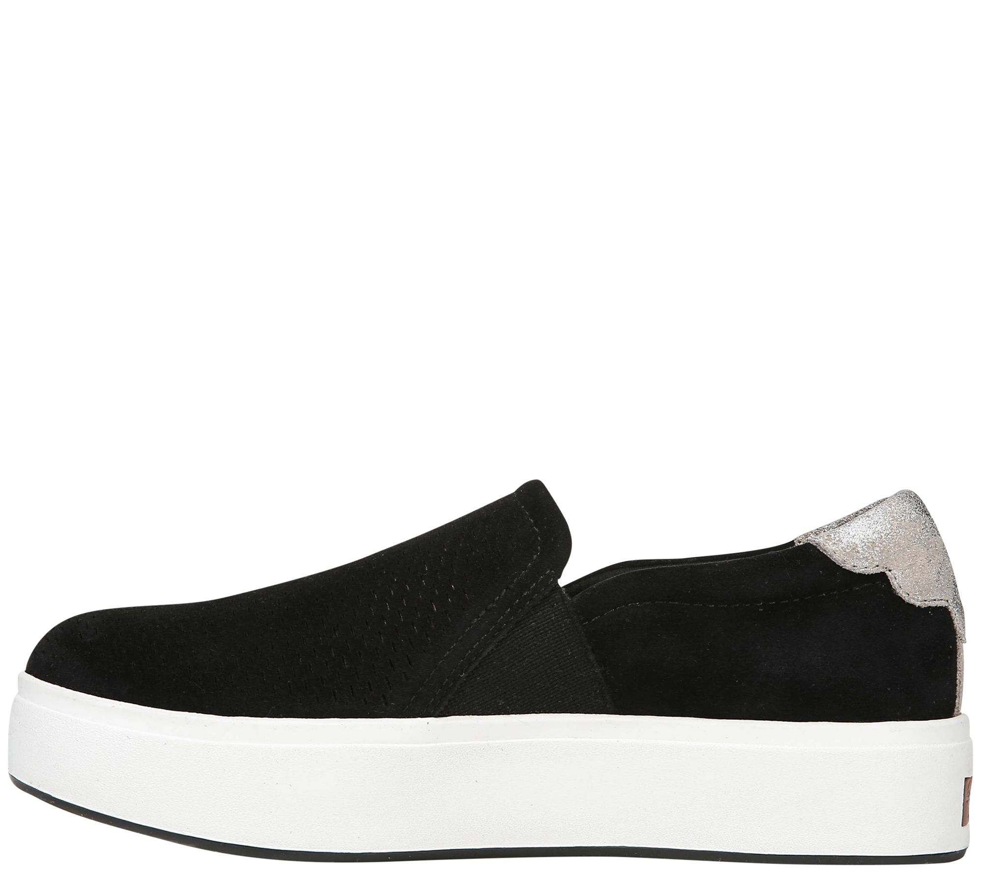 Dr. Scholl's Sporty Suede Slip-On Sneakers - Abbot Lux - QVC.com