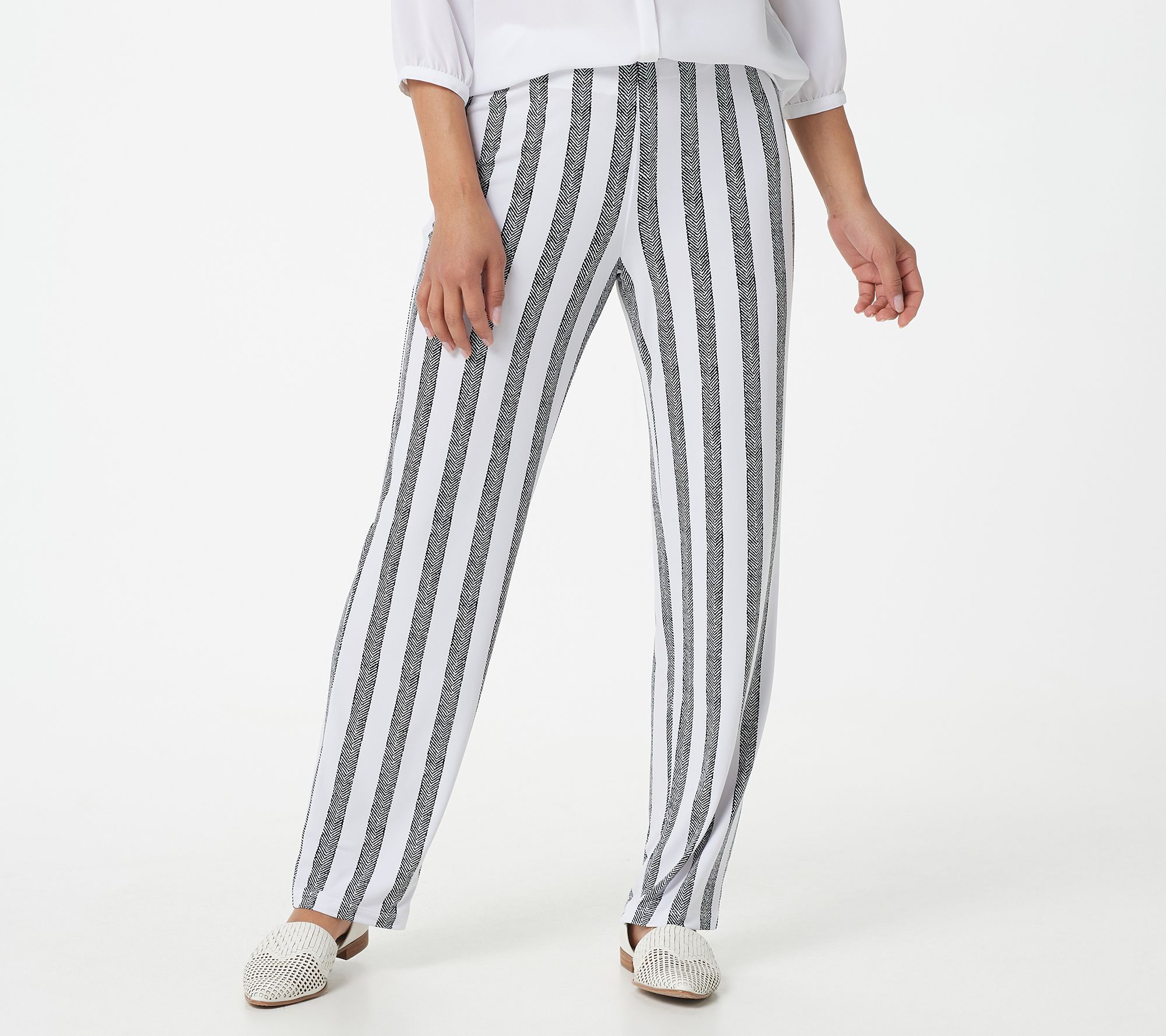 Susan graver store striped pants