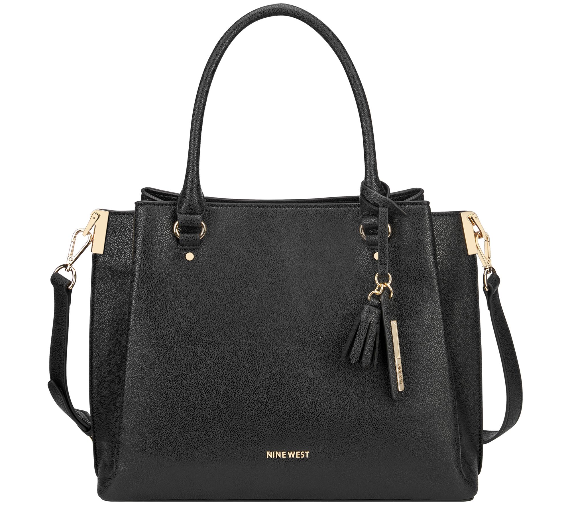 Nine West Medium Pebble Satchel - Imogen - QVC.com