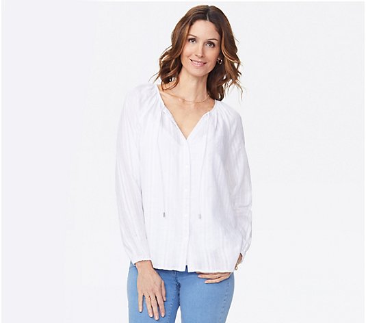 NYDJ Peasant Blouse with Camisole