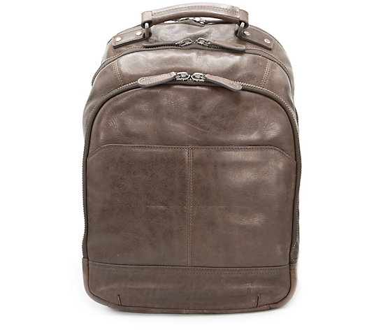 Frye Leather Logan Multi Zip Backpack