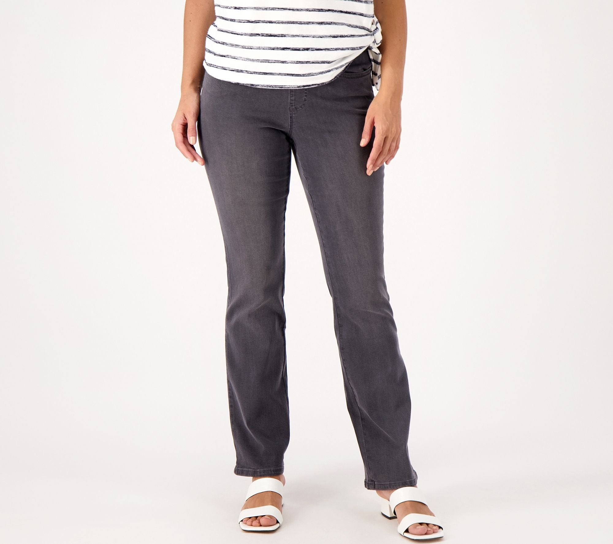 Belle by Kim Gravel TripleLuxe Reg Denim Classic Boot-Cut Jeans