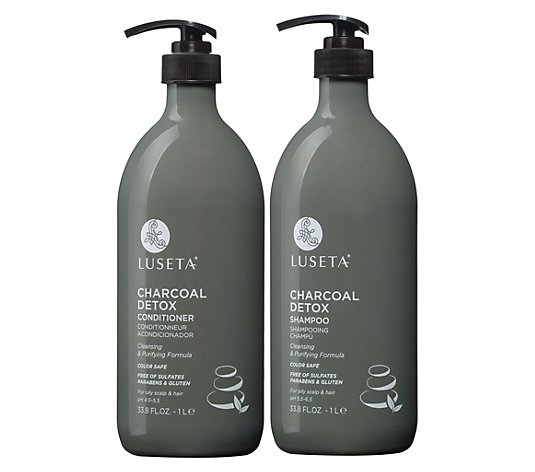 Luseta Charcoal Detox Shampoo & Conditioner Set33.8 oz