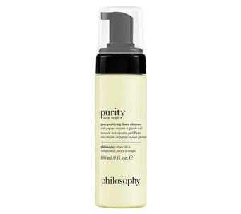 philosophy purity pore purifying foam cleanser