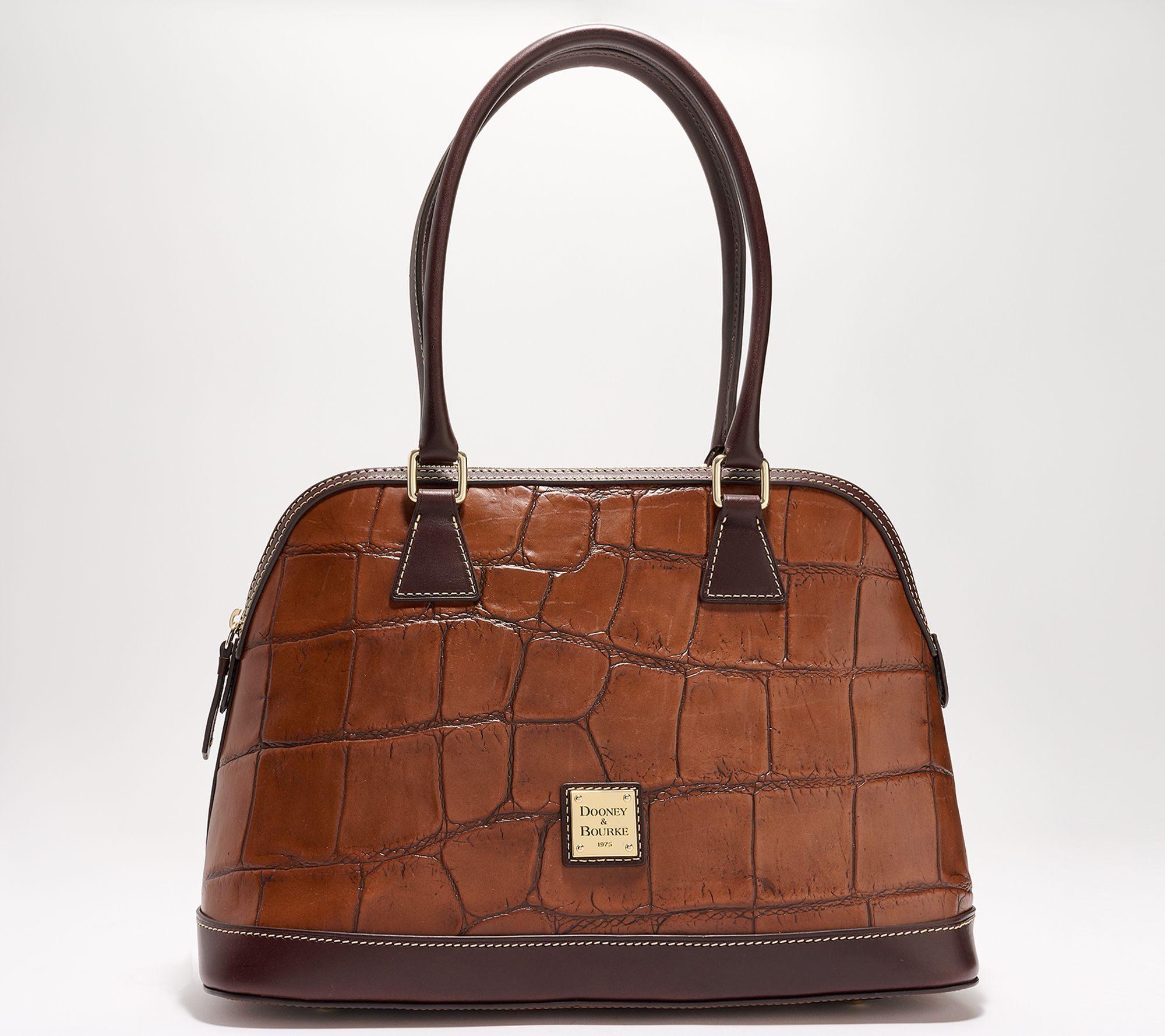 Dooney & Bourke Archives 2007 Denison Shaina Leather Croco Satchel