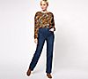 Denim & Co. Cozy Touch Denim Tall Relaxed Straight Jean, 2 of 3