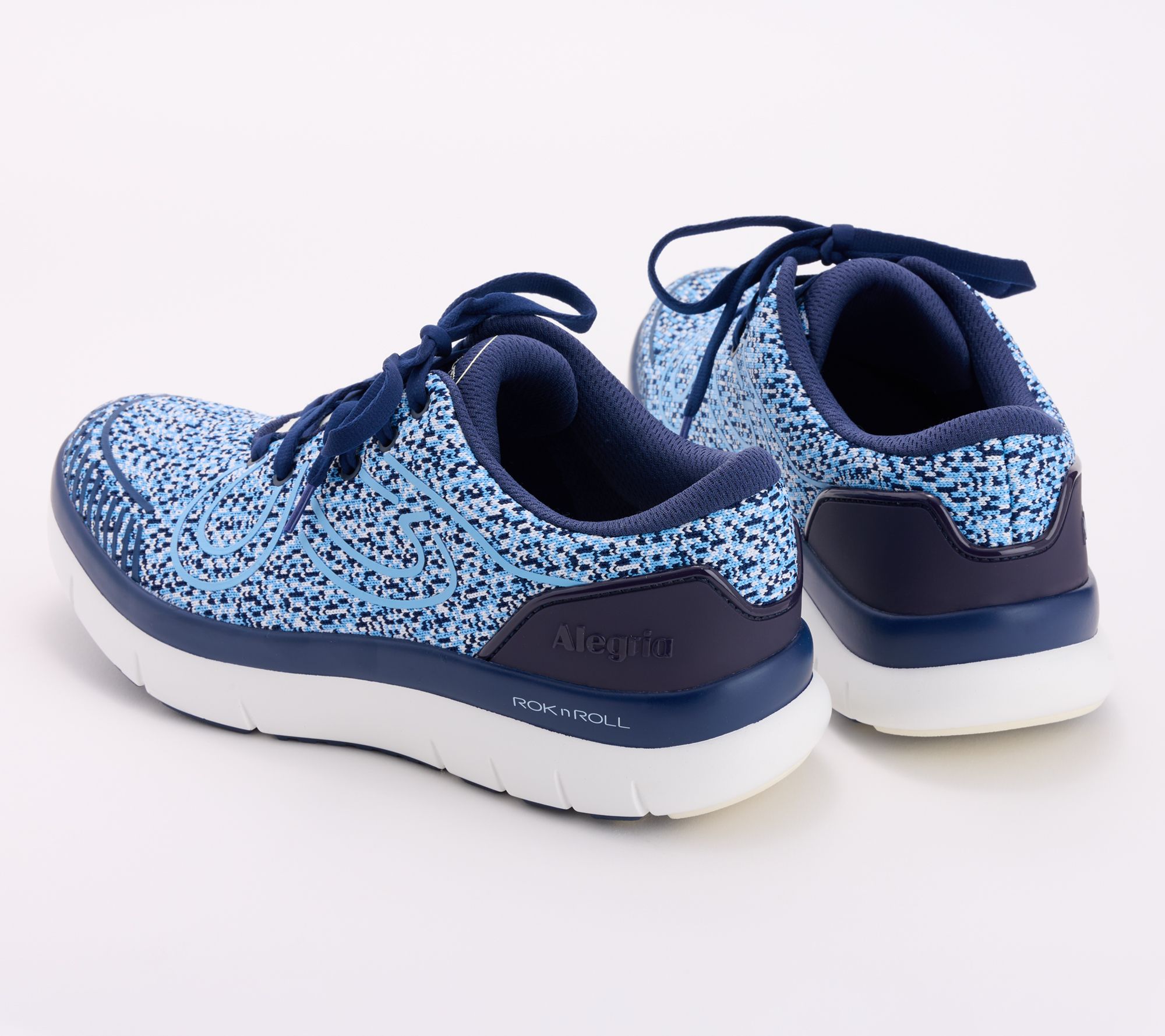 Alegria Mesh Lace-Up Sneakers - Roll On 2 - QVC.com