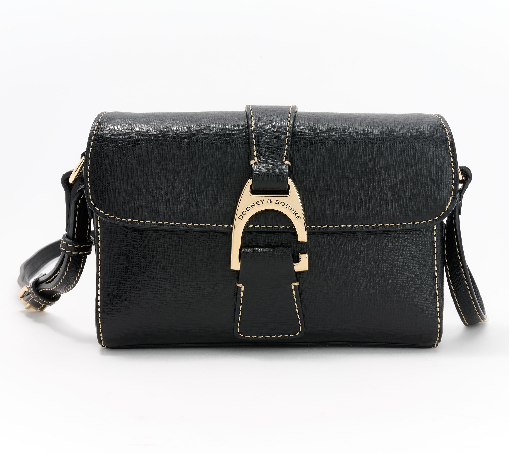 Dooney & Bourke Saffiano Leather Kyra Crossbody - QVC.com