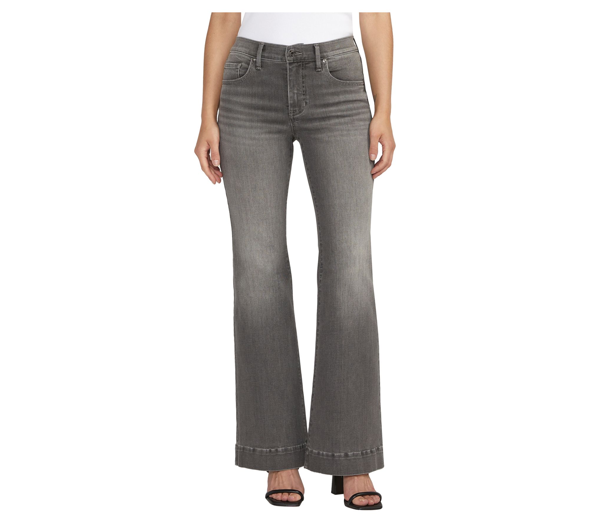 JAG Kait Mid-Rise Flare Jeans - ABS507 - QVC.com