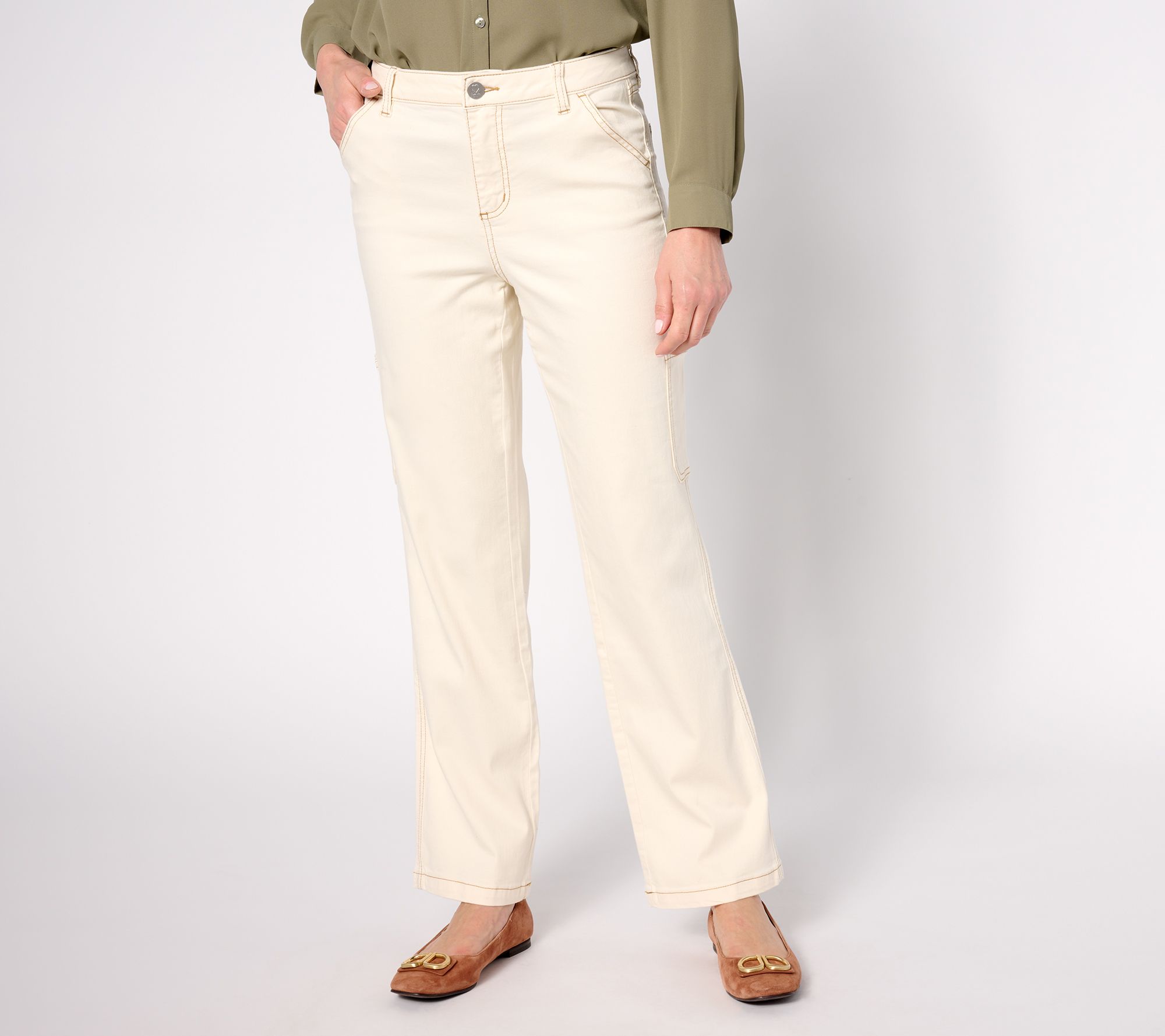 "As Is" Belle by Kim Gravel Tall TripleLuxe Twill Carpenter Jean