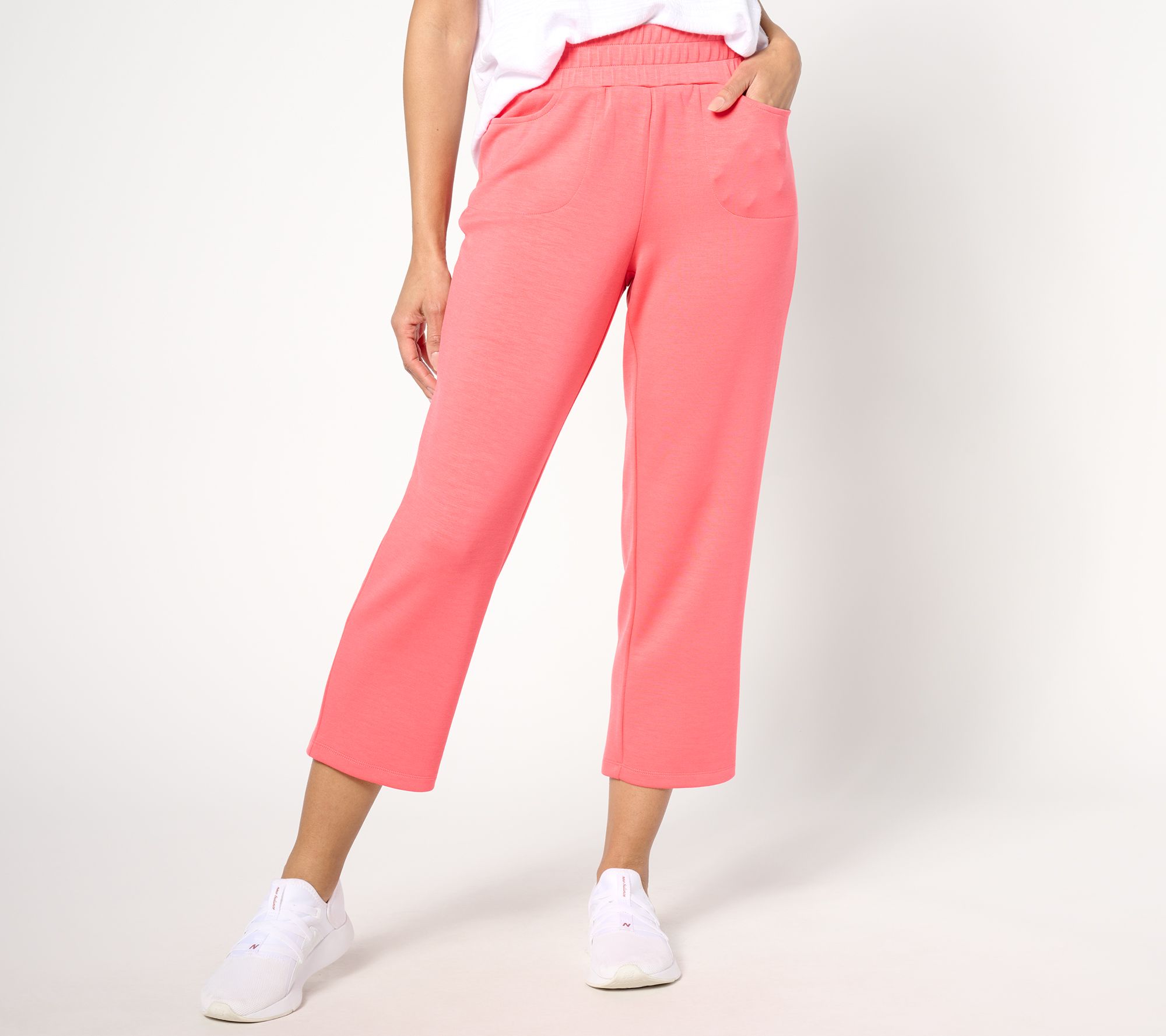 "As Is" Belle Body by Kim Gravel Petite ScubaLuxe Crop Pant
