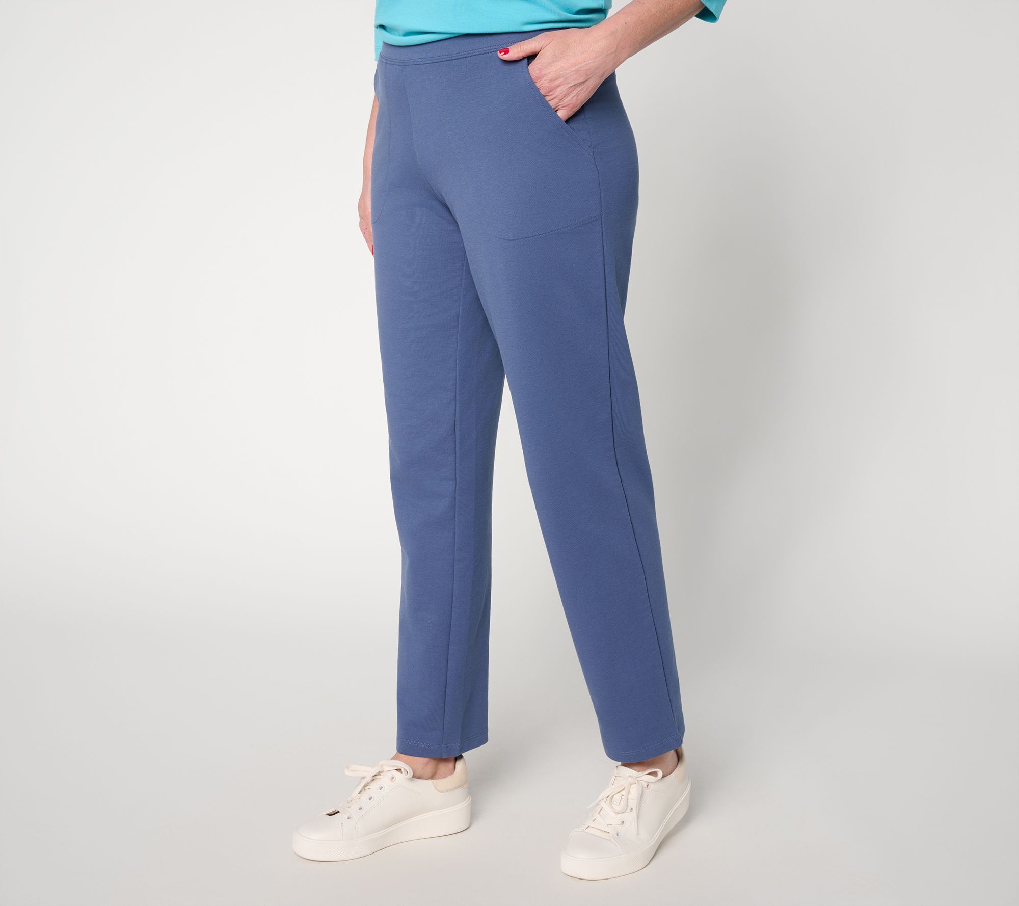 Denim & Co. Tall EasyWear French Terry Pant