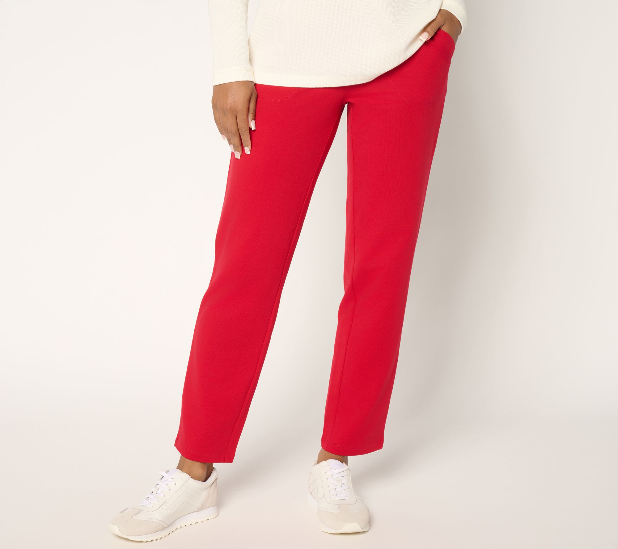 Denim & Co. Tall EasyWear French Terry Pant