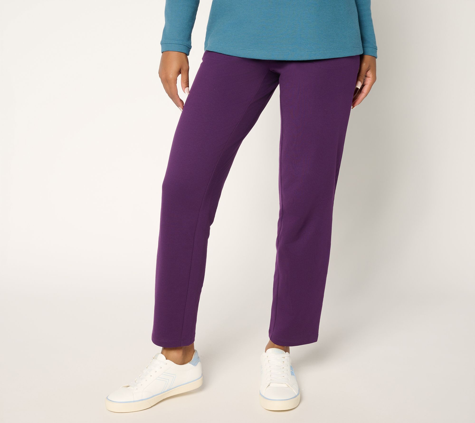 Denim & Co. Tall EasyWear French Terry Pant