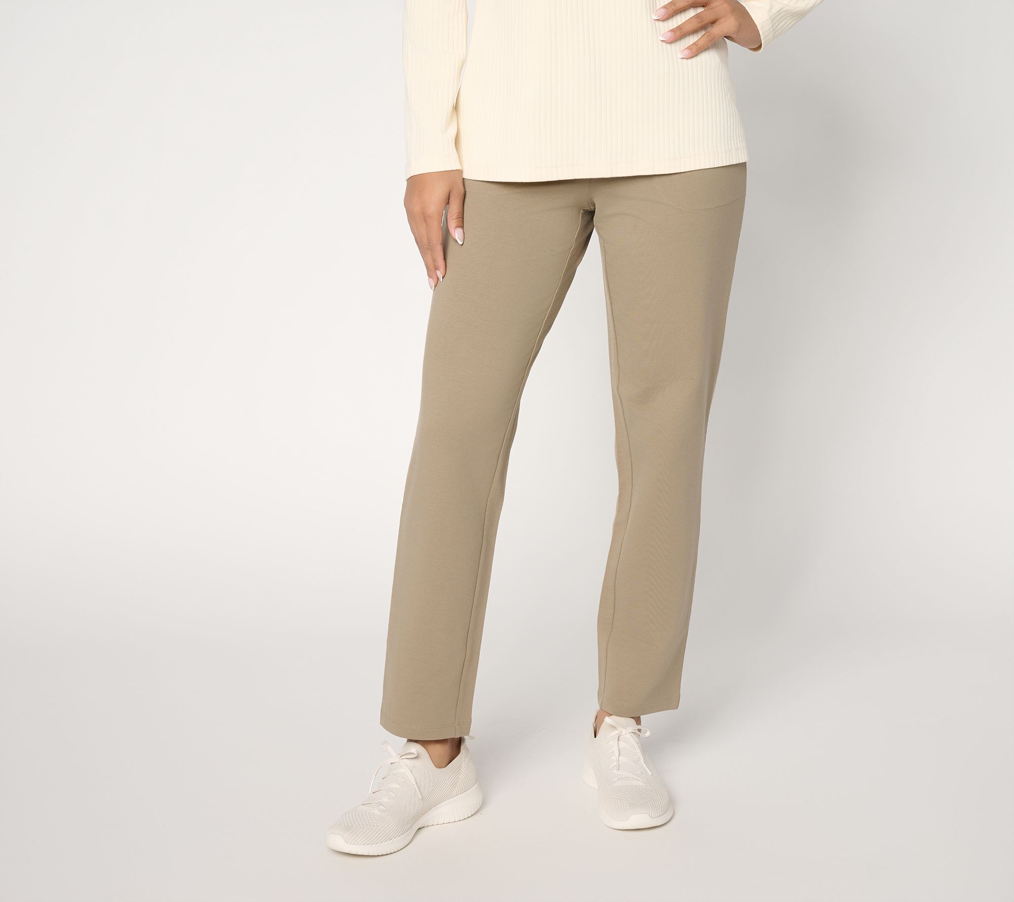 Denim & Co. Tall EasyWear French Terry Pant