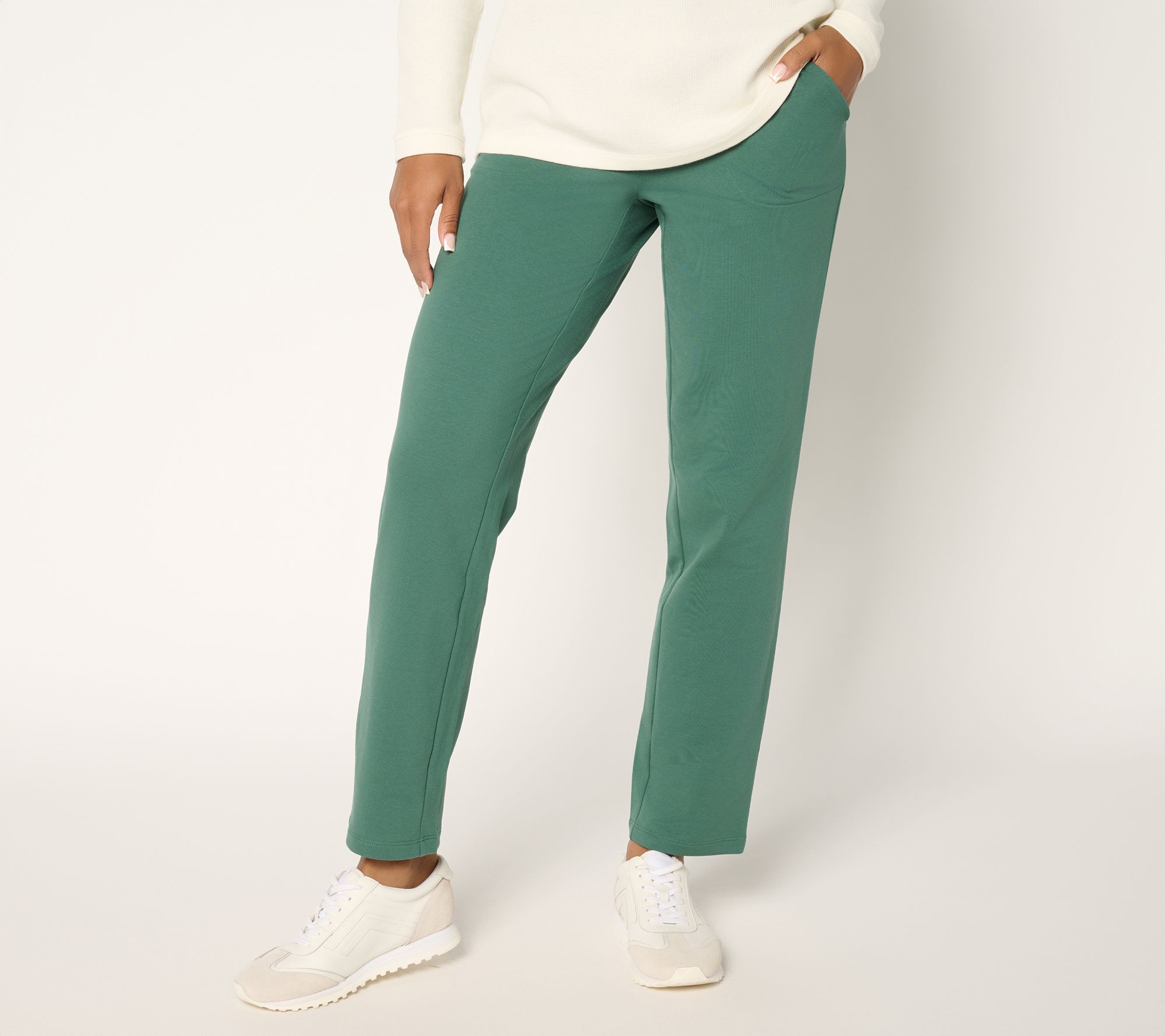 Denim & Co. Tall EasyWear French Terry Pant