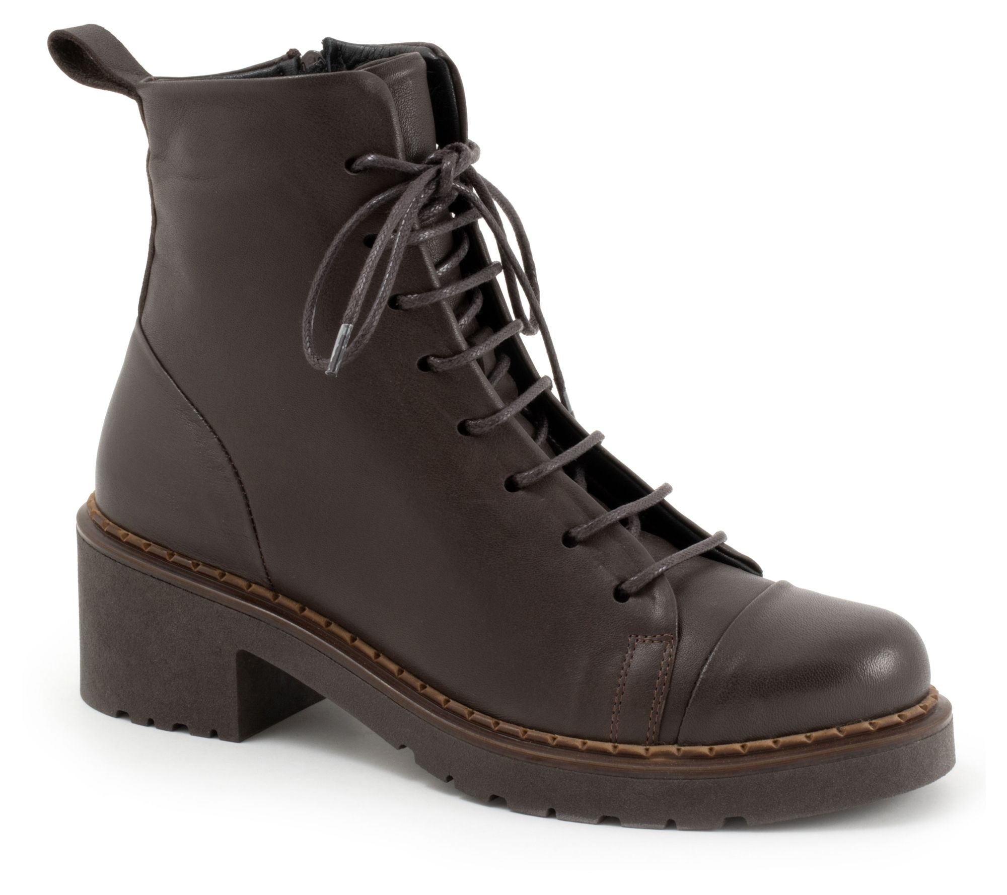 Bueno Women's Nikita Leather Lace Up Boot