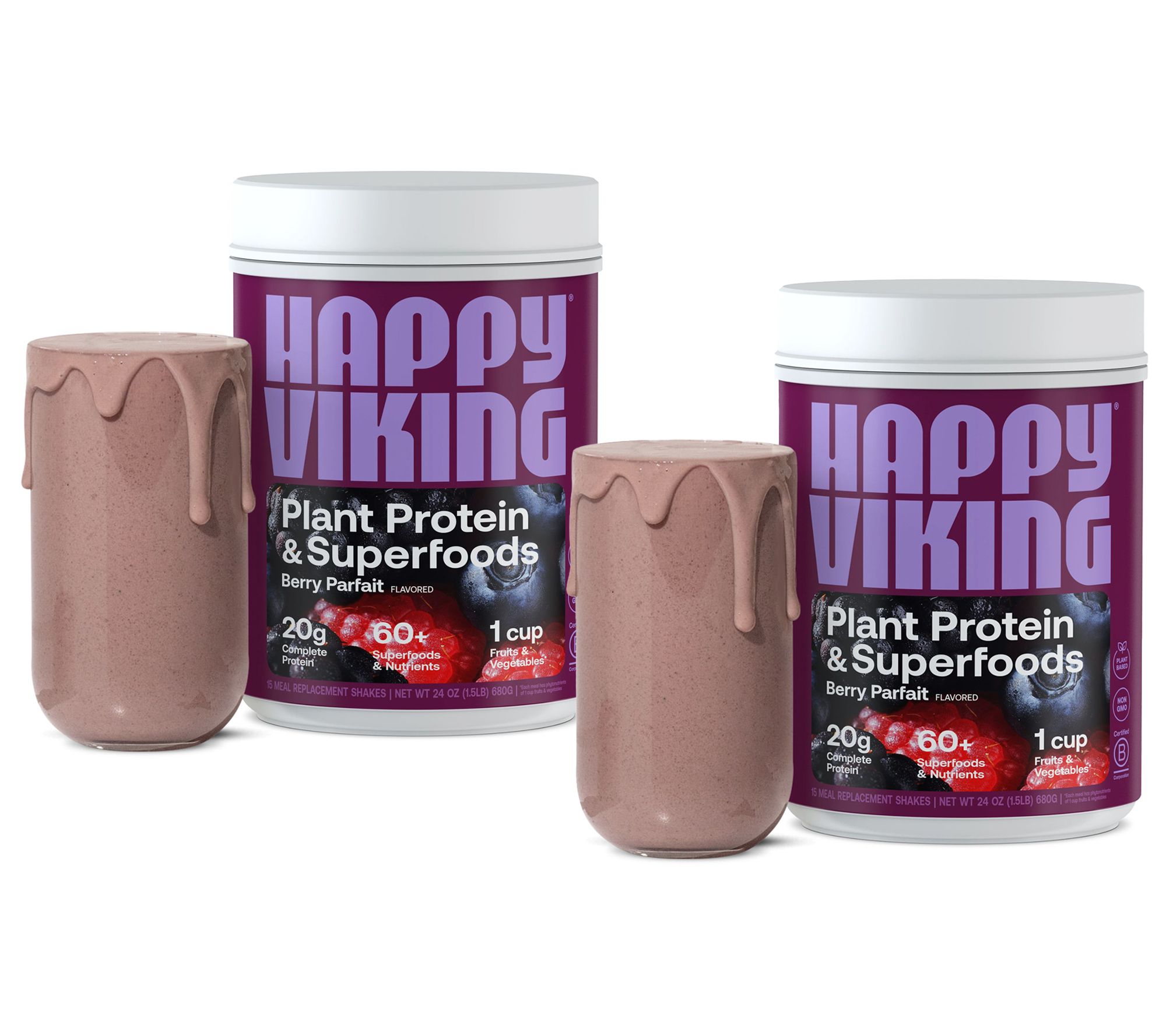 Happy Viking Plant Protein Superfood Powder 30 Servings